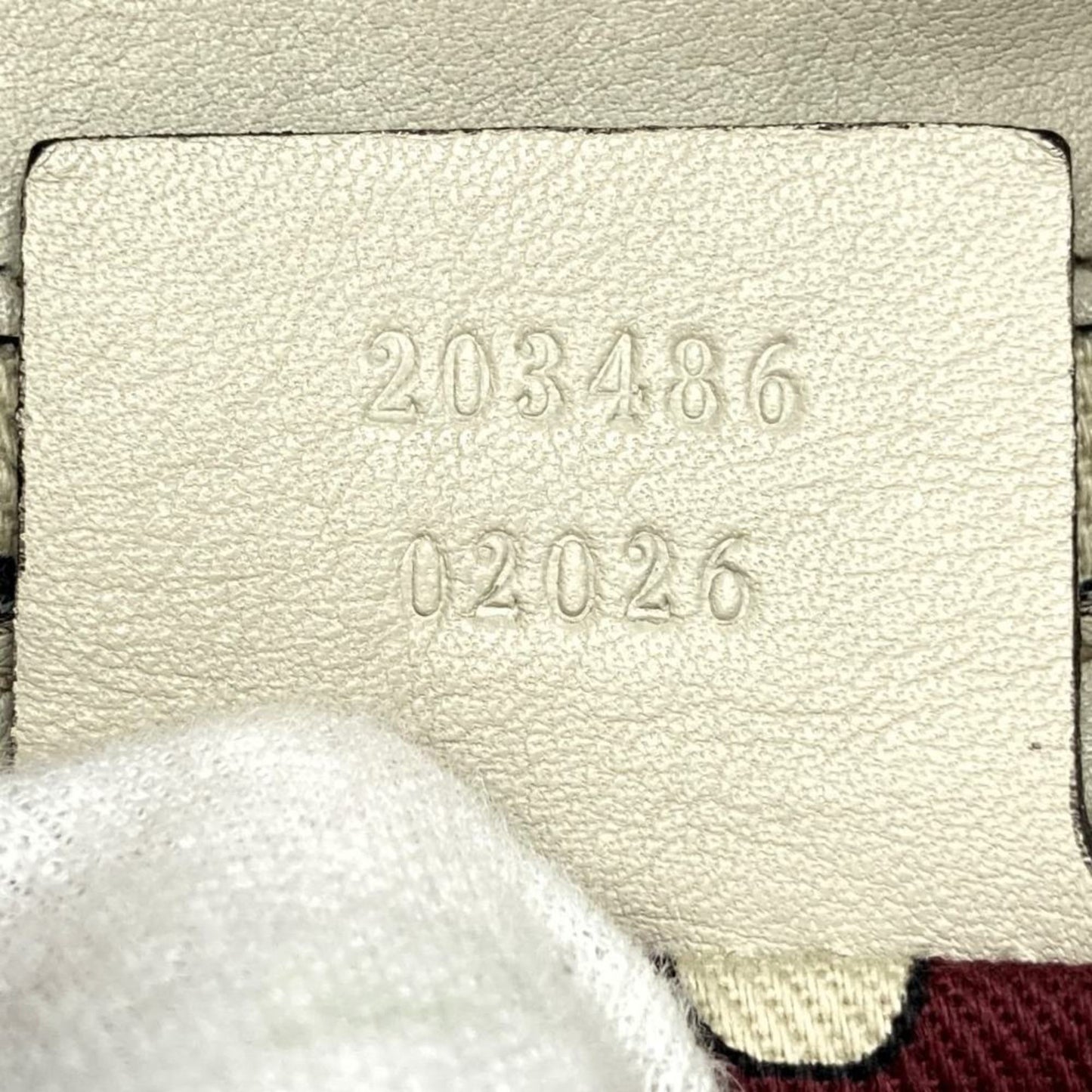 Gucci Beige Ivory Off-White Leather Handbag Tote Bag