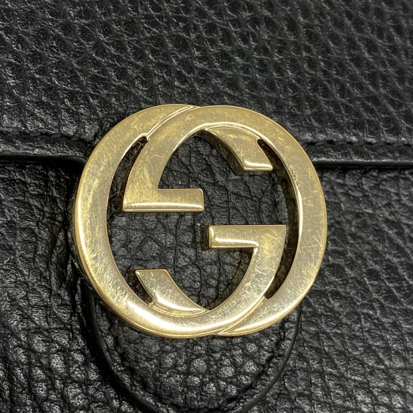Gucci Black Leather Wallet (Bi-Fold)