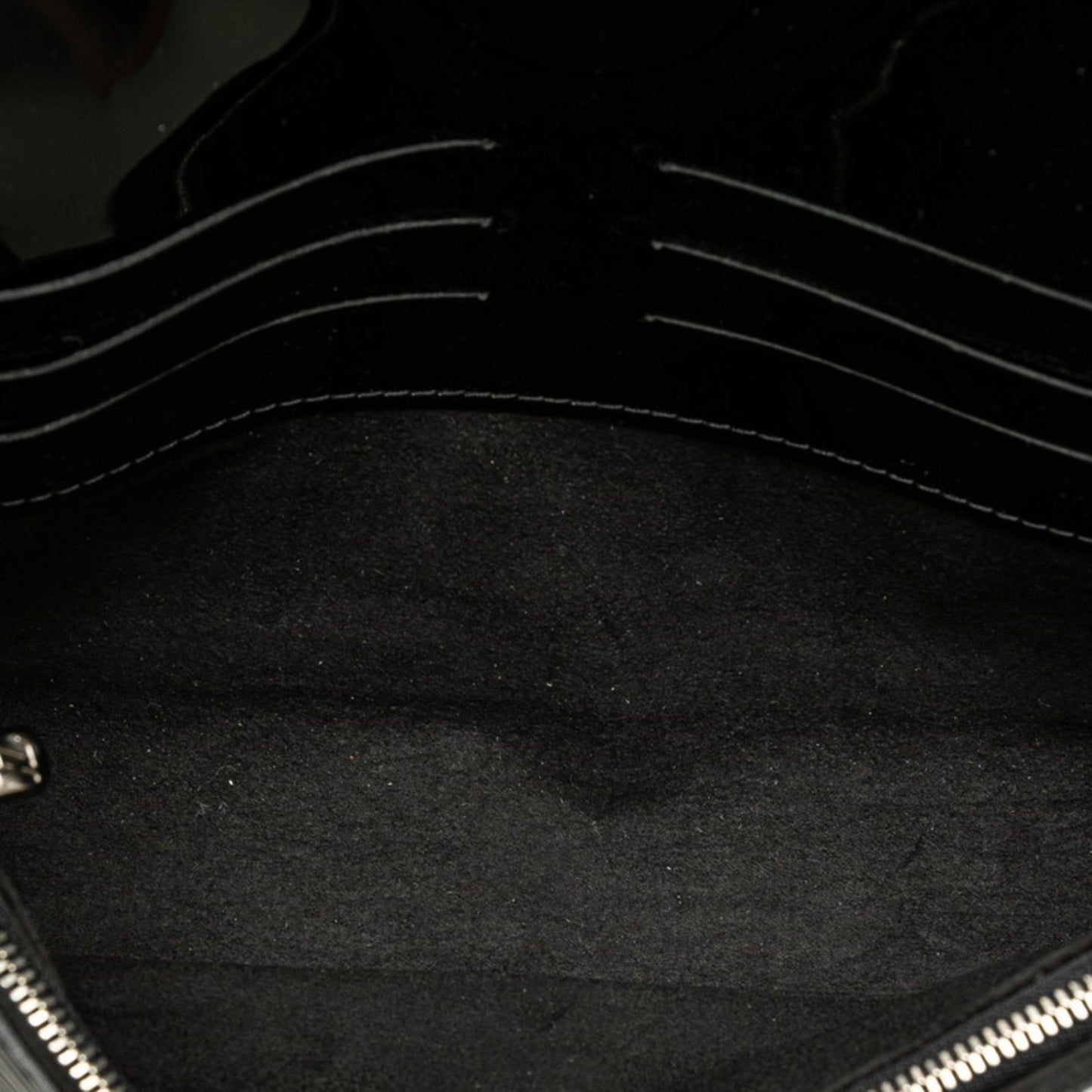 Louis Vuitton Black Noir Patent Leather Pochette Shoulder Bag