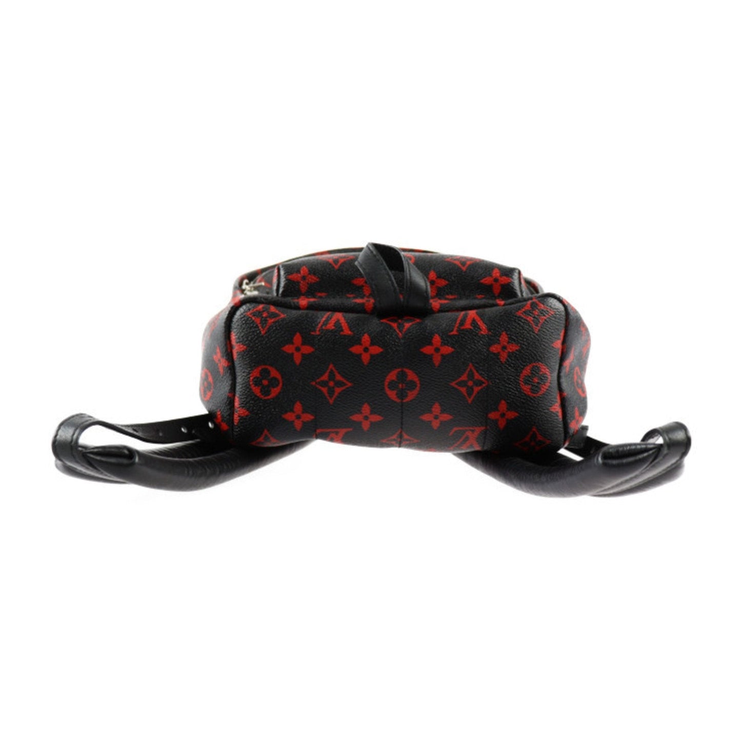 Louis Vuitton Black Monogram Red Color Monogram Backpack Handbag
