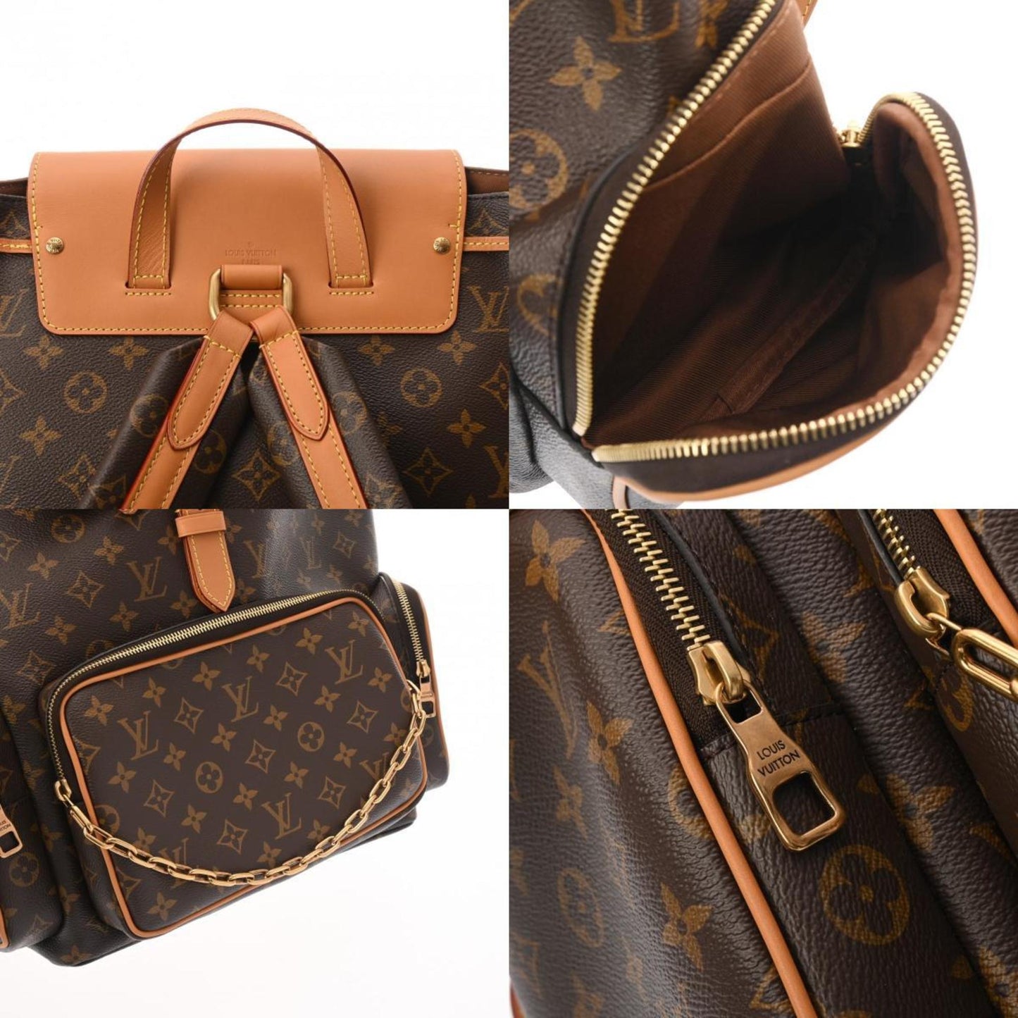 Louis Vuitton Brown Monogram Canvas Backpack