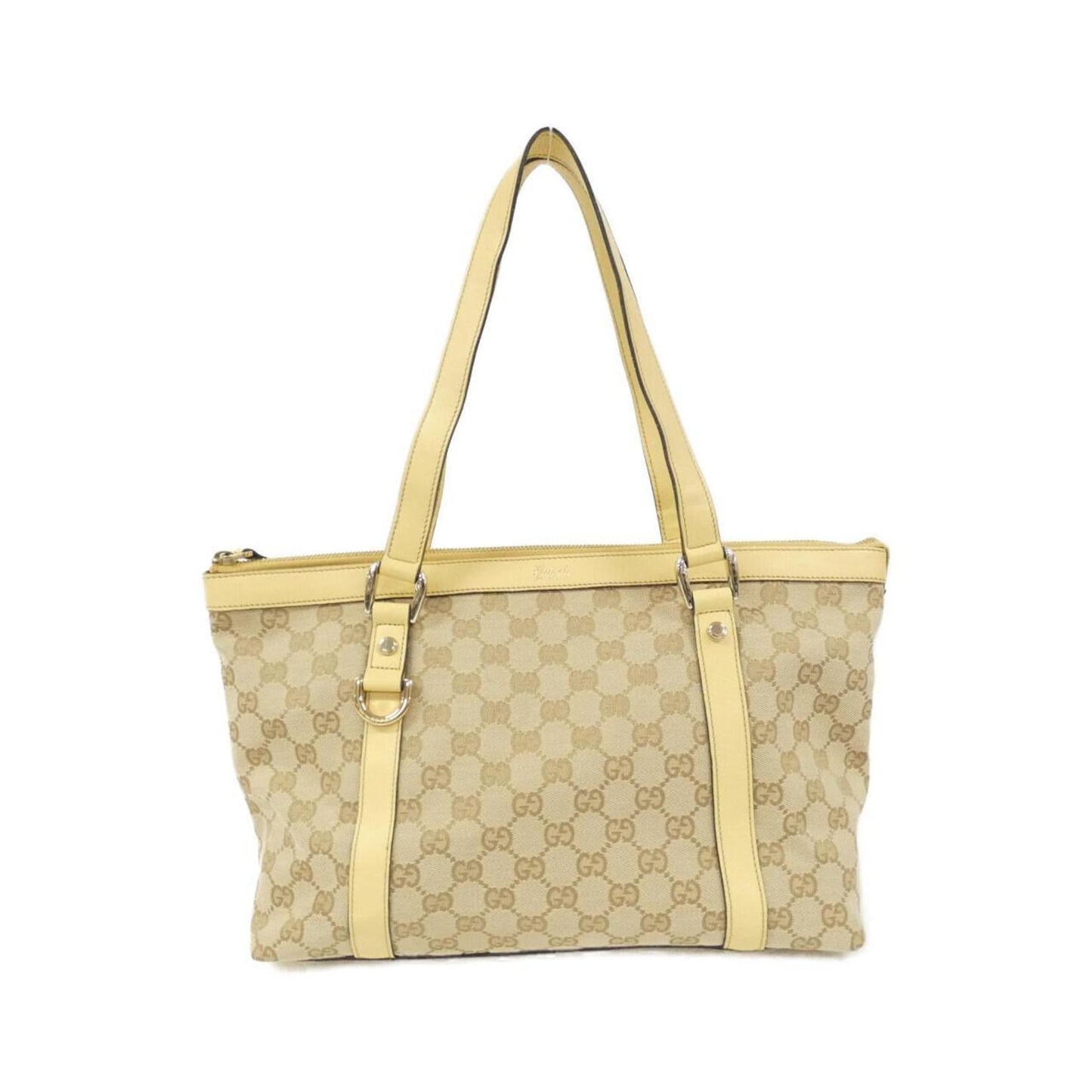 Gucci Gg Canvas Beige Yellow Gg Canvas Handbag ()