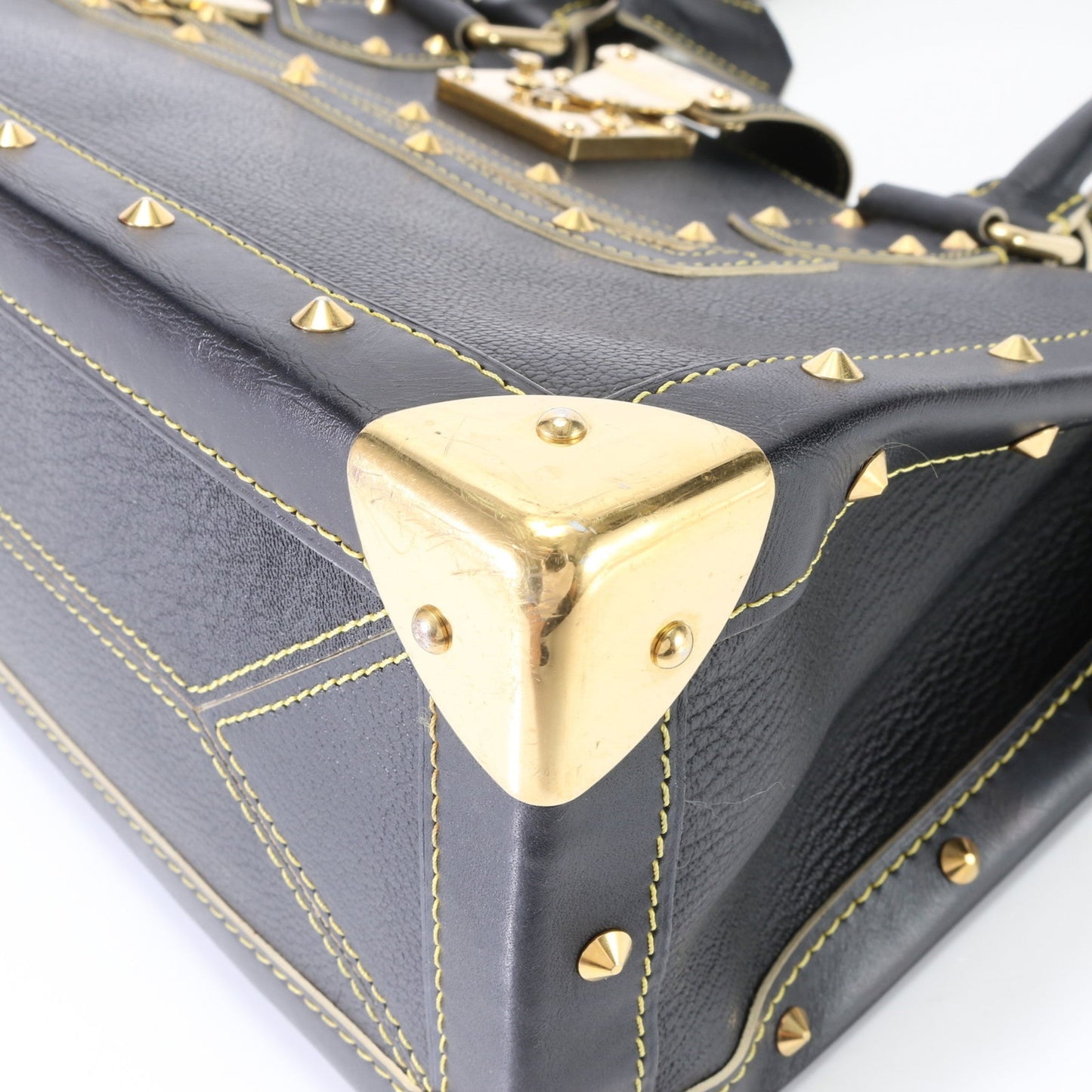 Louis Vuitton Noir Leather Shoulder Bag