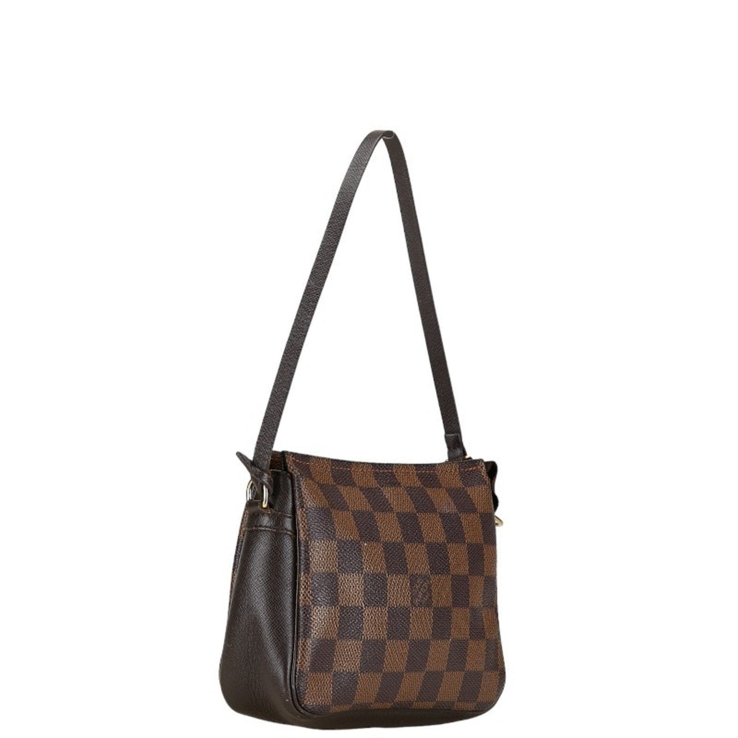 Louis Vuitton Brown Pvc Leather Shoulder Bag