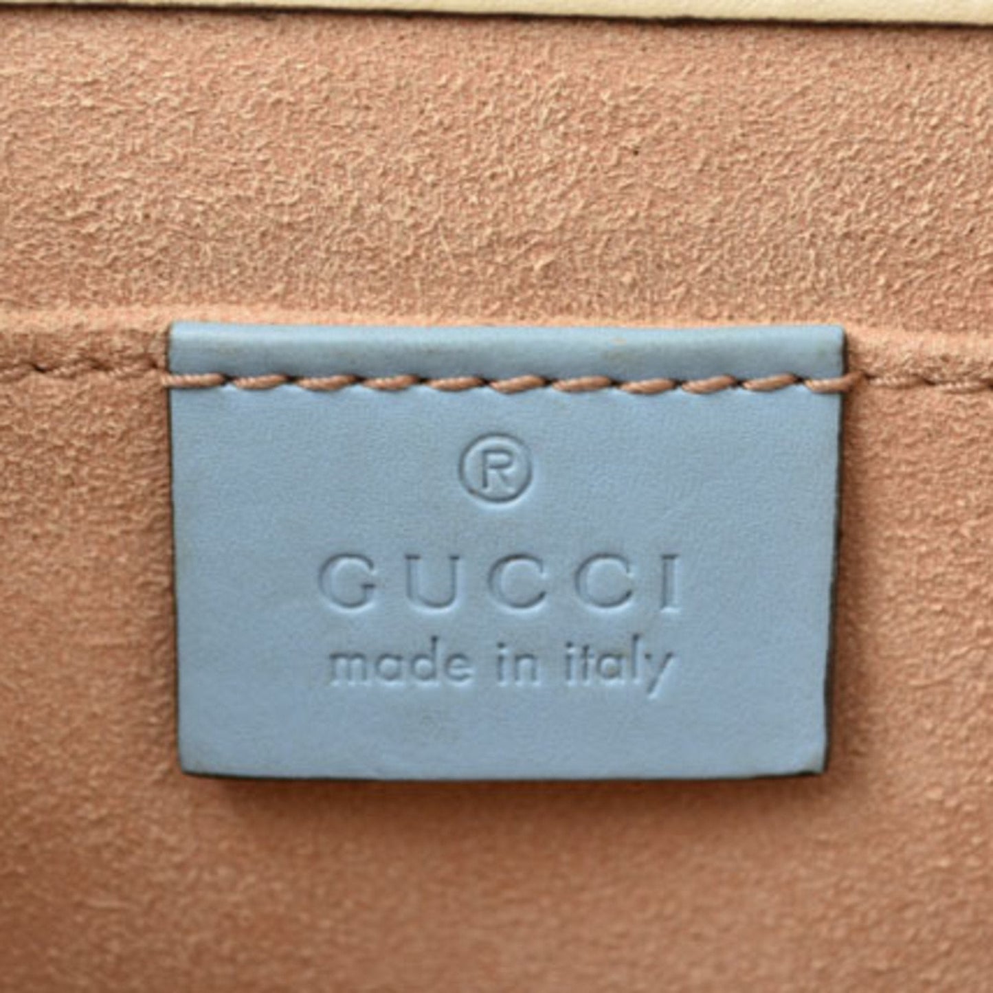 Gucci Beige Blue Brown Gg Supreme Shoulder Bag