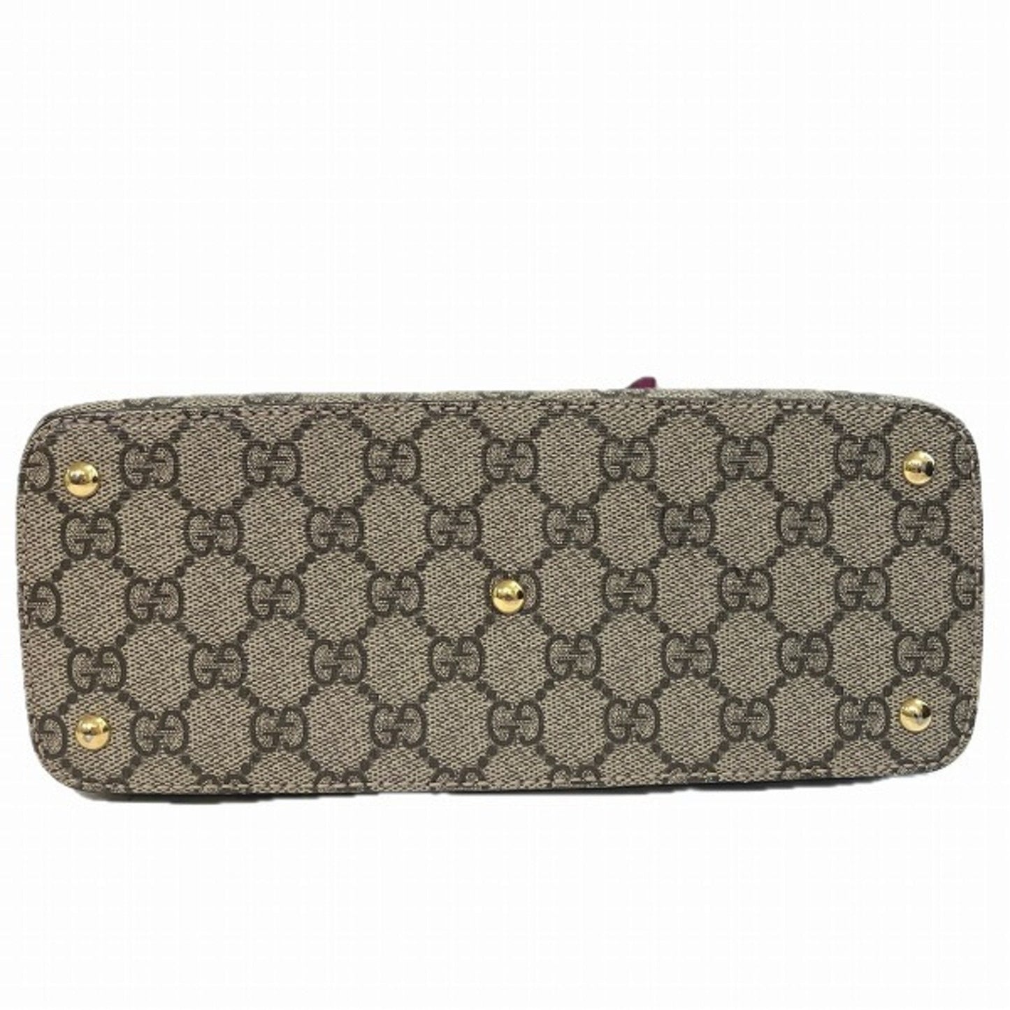 Gucci Pink Canvas Leather Handbag Shoulder Bag