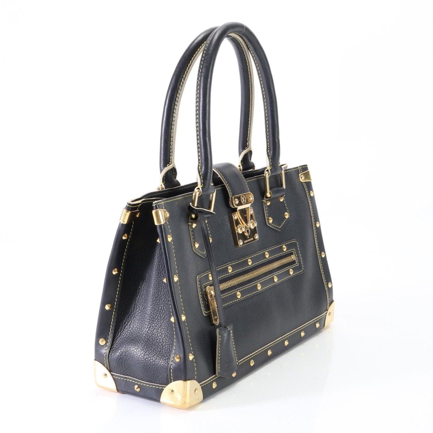 Louis Vuitton Noir Leather Shoulder Bag