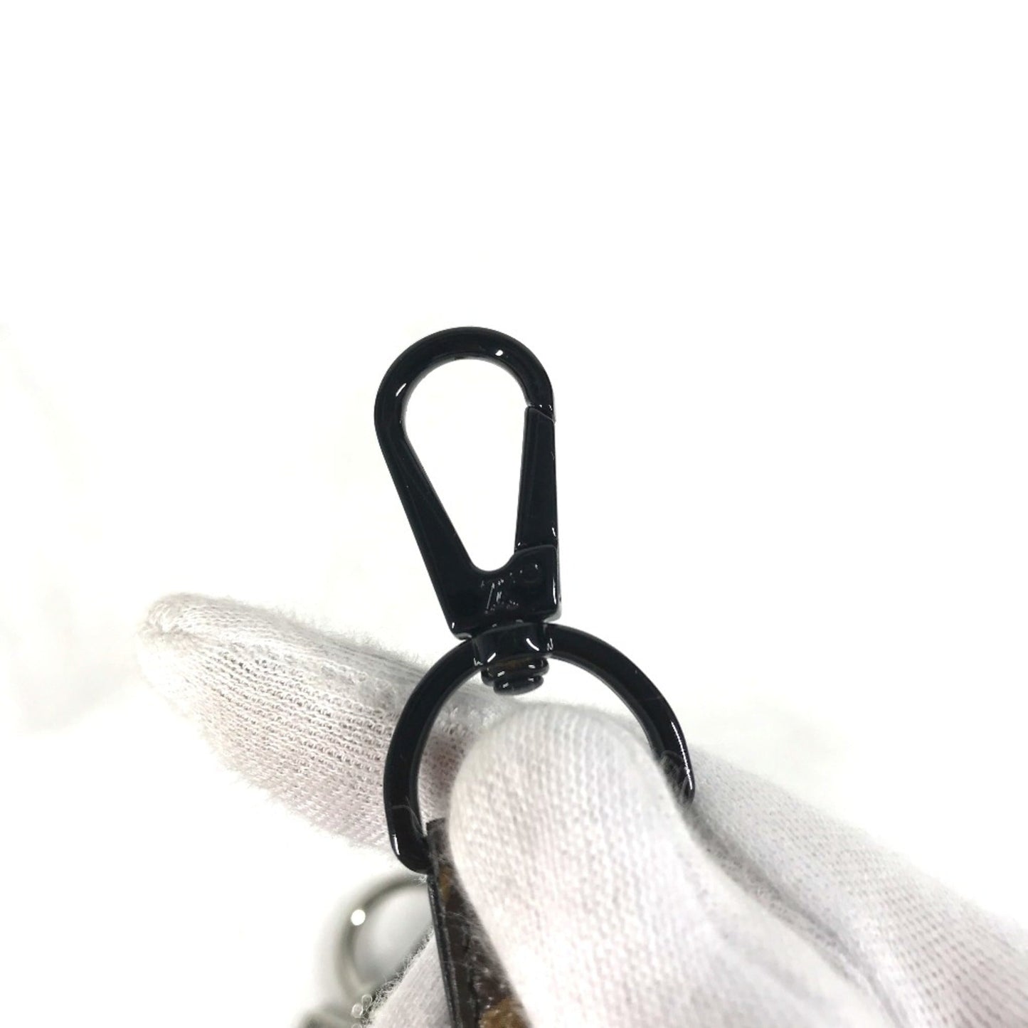 Louis Vuitton Black Leather Chain/Shoulder Wallet