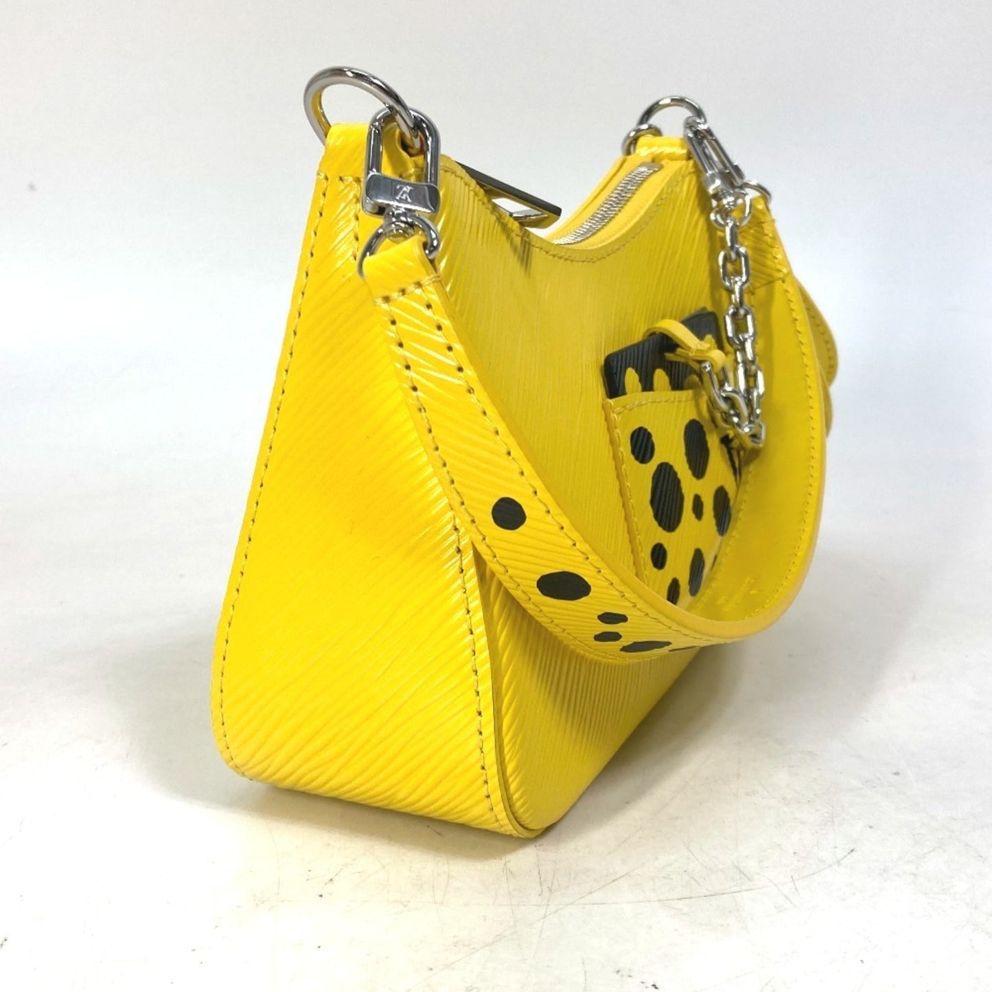 Louis Vuitton Black Jaune Yellow Epi Leather Handbag Shoulder Bag