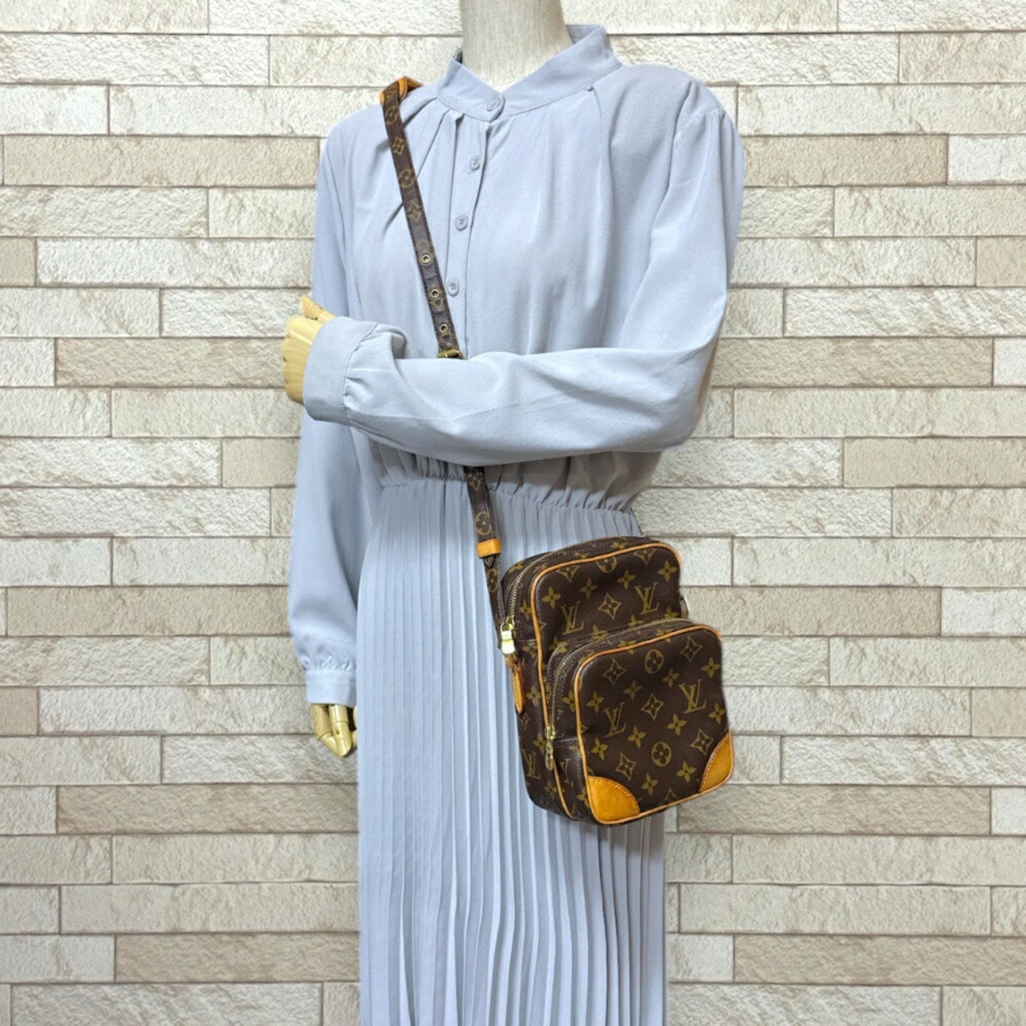 Louis Vuitton Brown Monogram Canvas Shoulder Bag