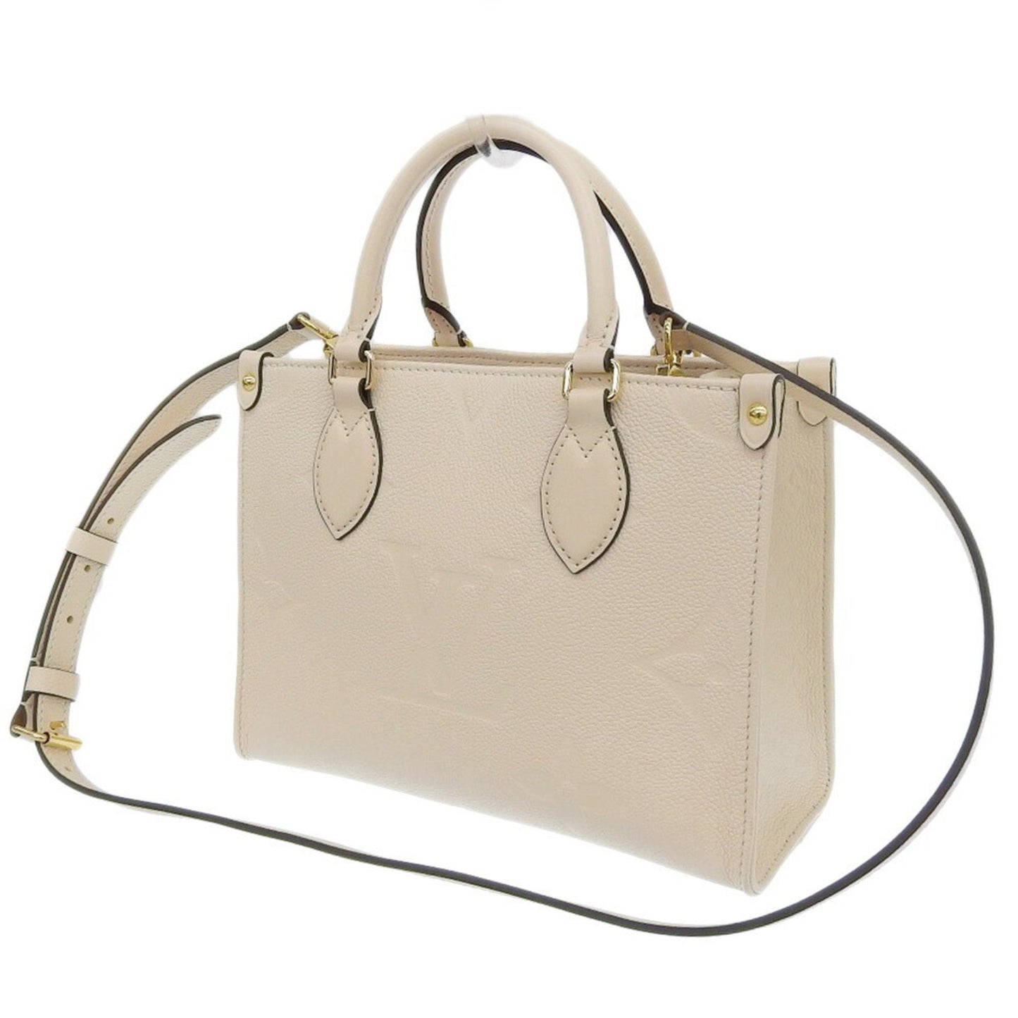 Louis Vuitton Cream Monogram Empreinte Handbag Shoulder Bag