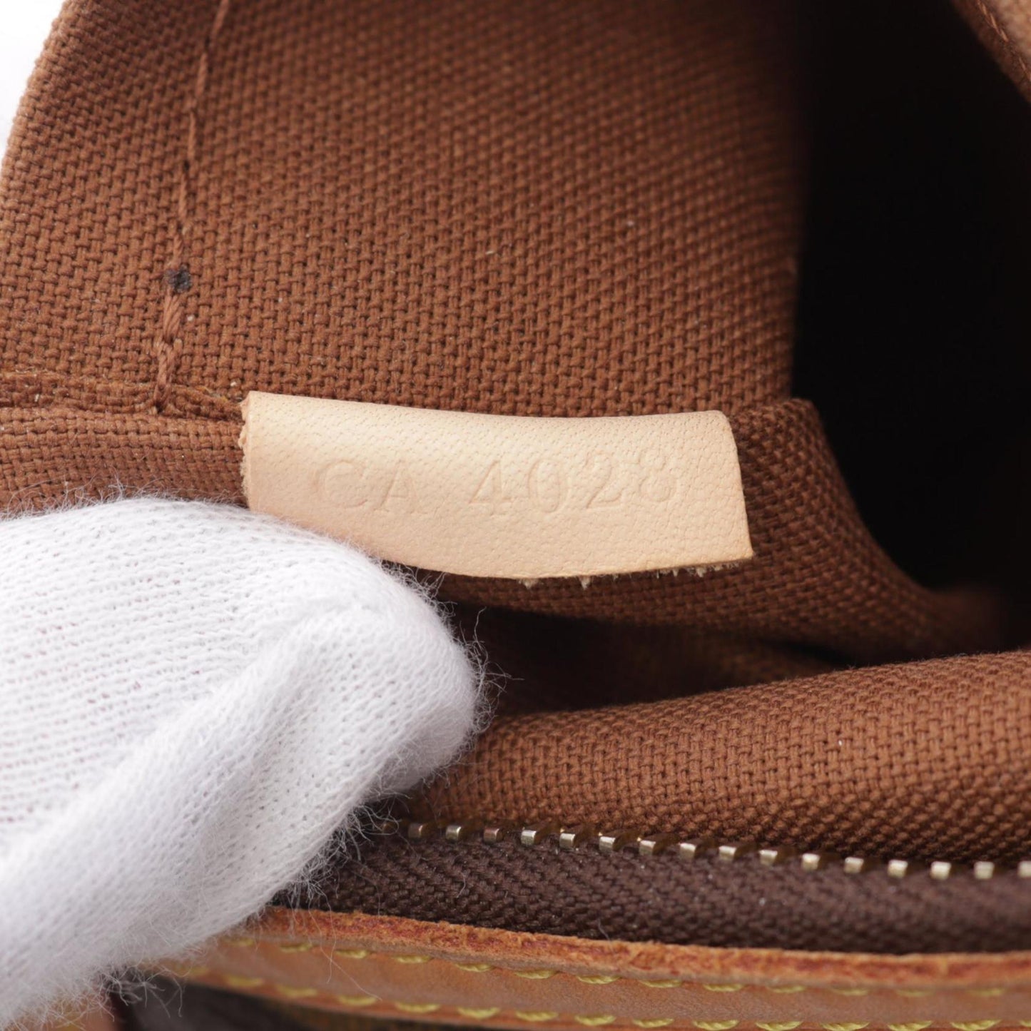 Louis Vuitton Brown Monogram Coated Canvas Leather Shoulder Bag