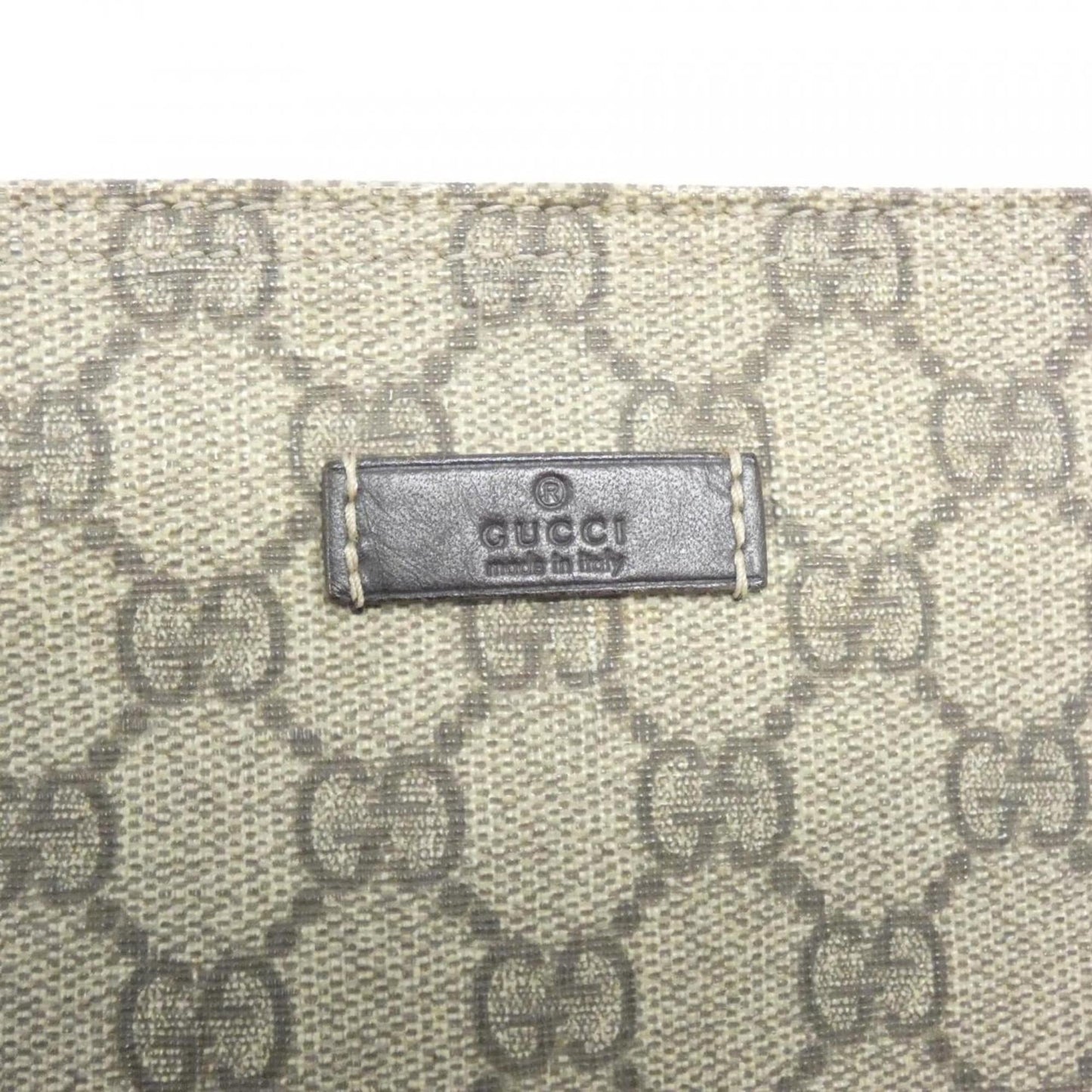 Gucci Beige Dark Brown Gg Plus Shoulder Bag