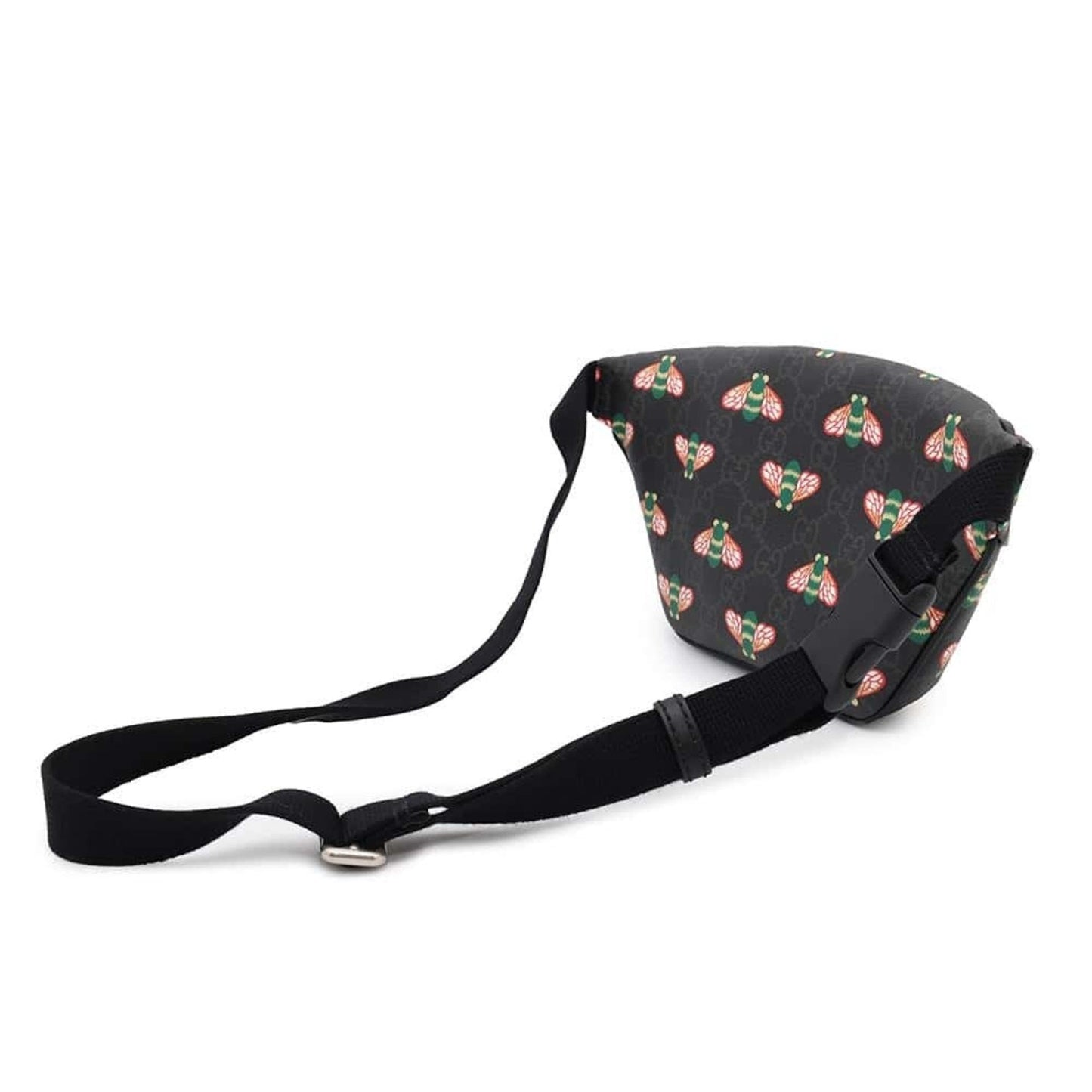 Gucci Black Gg Supreme Fanny Pack Sling Bag