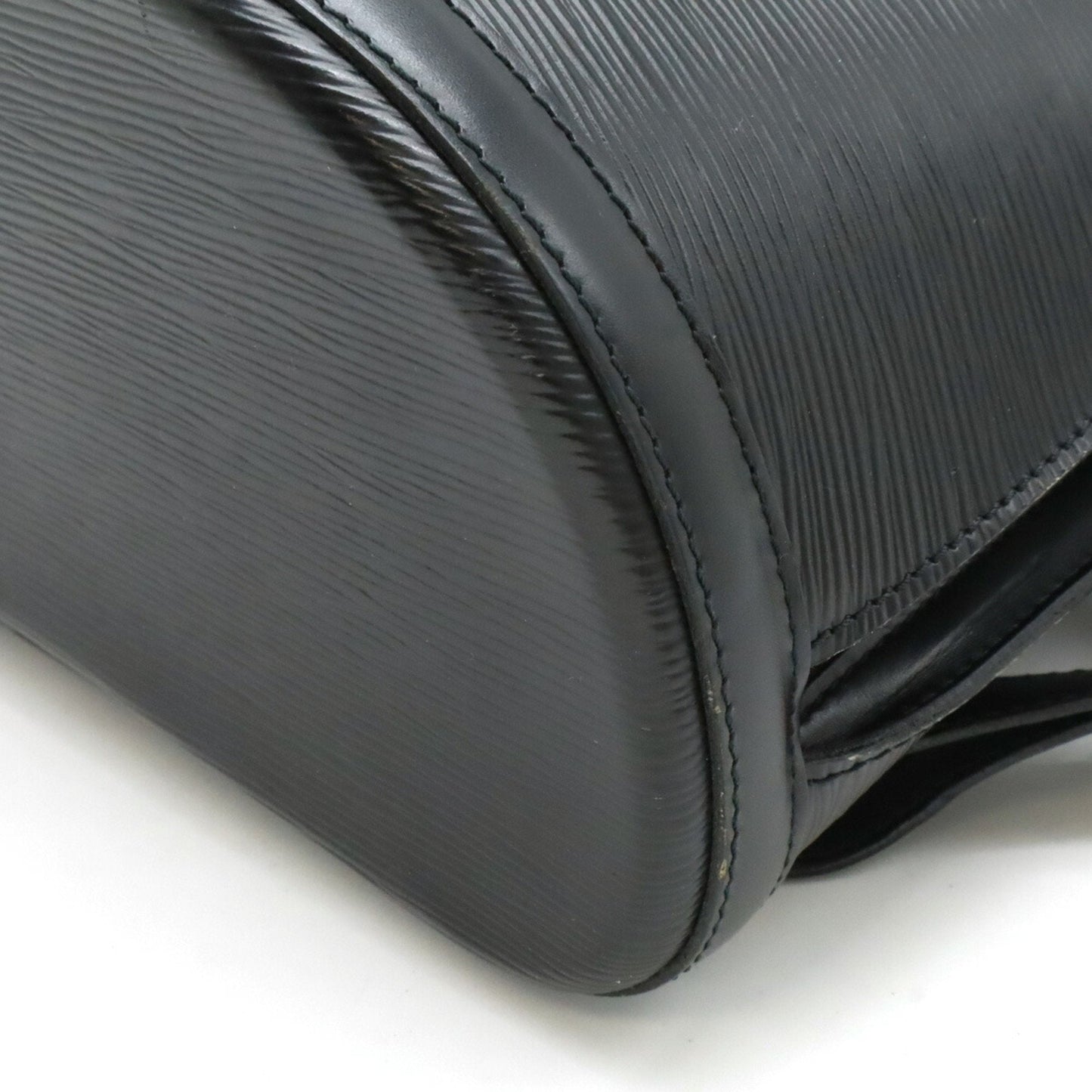 Louis Vuitton Black Noir Epi Leather Backpack Shoulder Bag