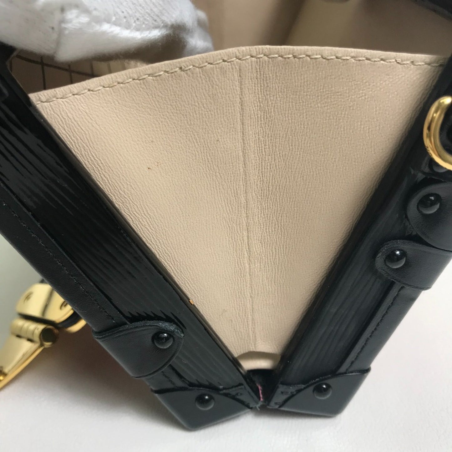 Louis Vuitton Red Leather Shoulder Bag