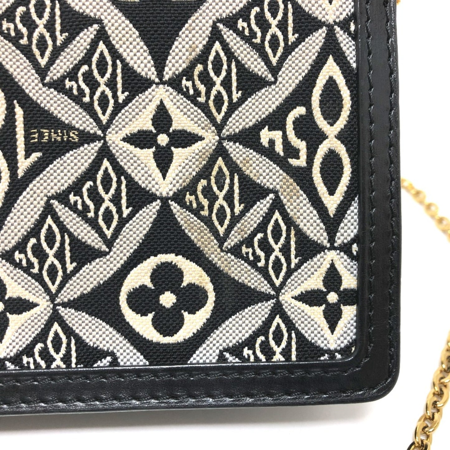 Louis Vuitton Navy Cloth Shoulder Bag