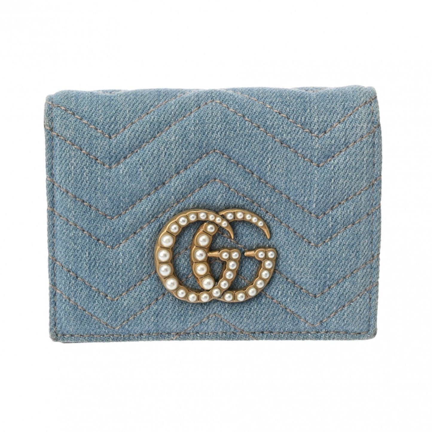 Gucci Blue Denim Wallet (Bi-Fold)