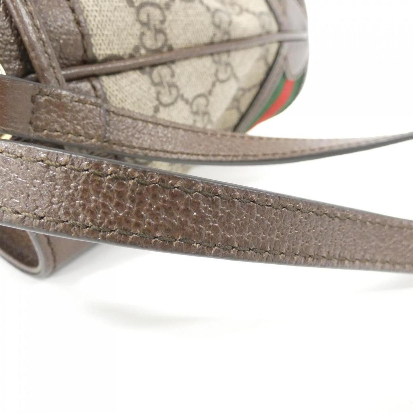 Gucci Ophidia Beige Brown Gg Supreme Leather Shoulder Bag