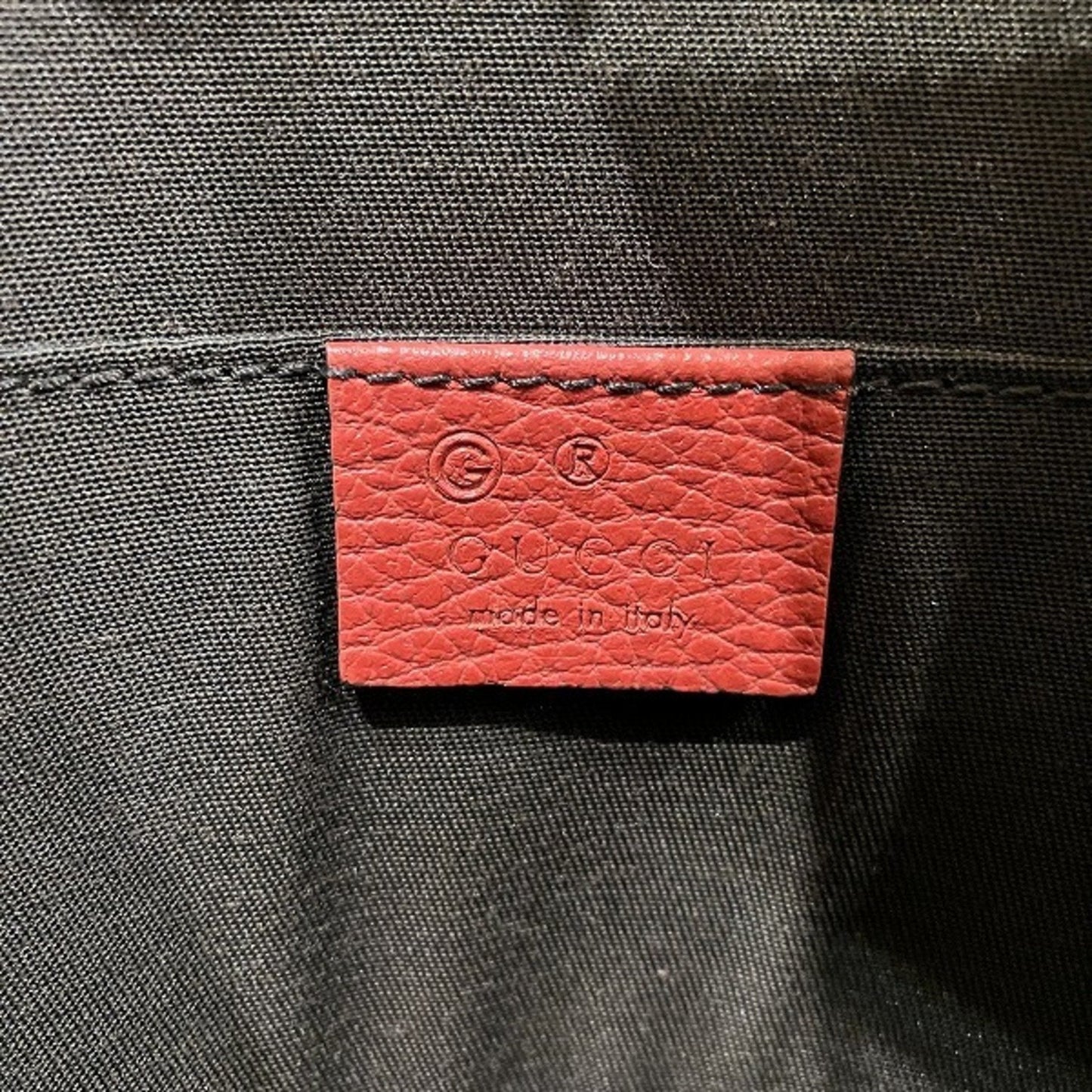 Gucci Orange Leather Handbag Shoulder Bag
