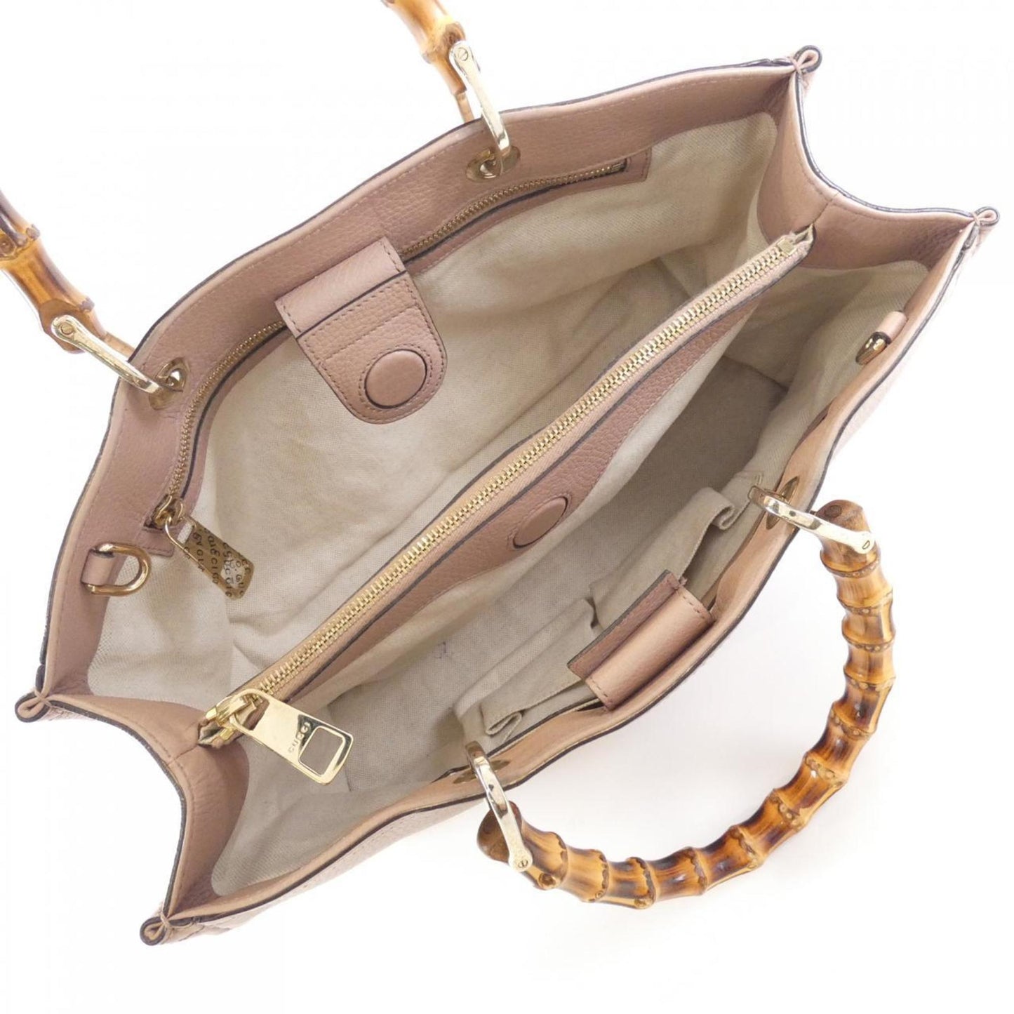 Gucci Gold Leather Handbag
