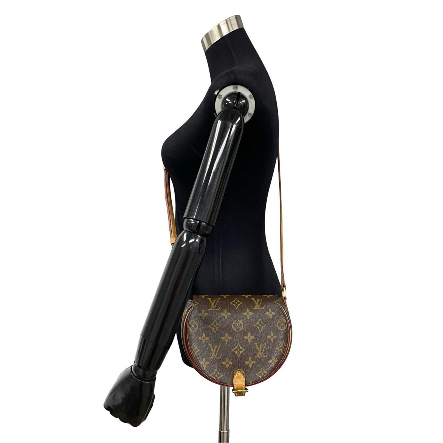 Louis Vuitton Brown Leather Pvc Pochette Shoulder Bag