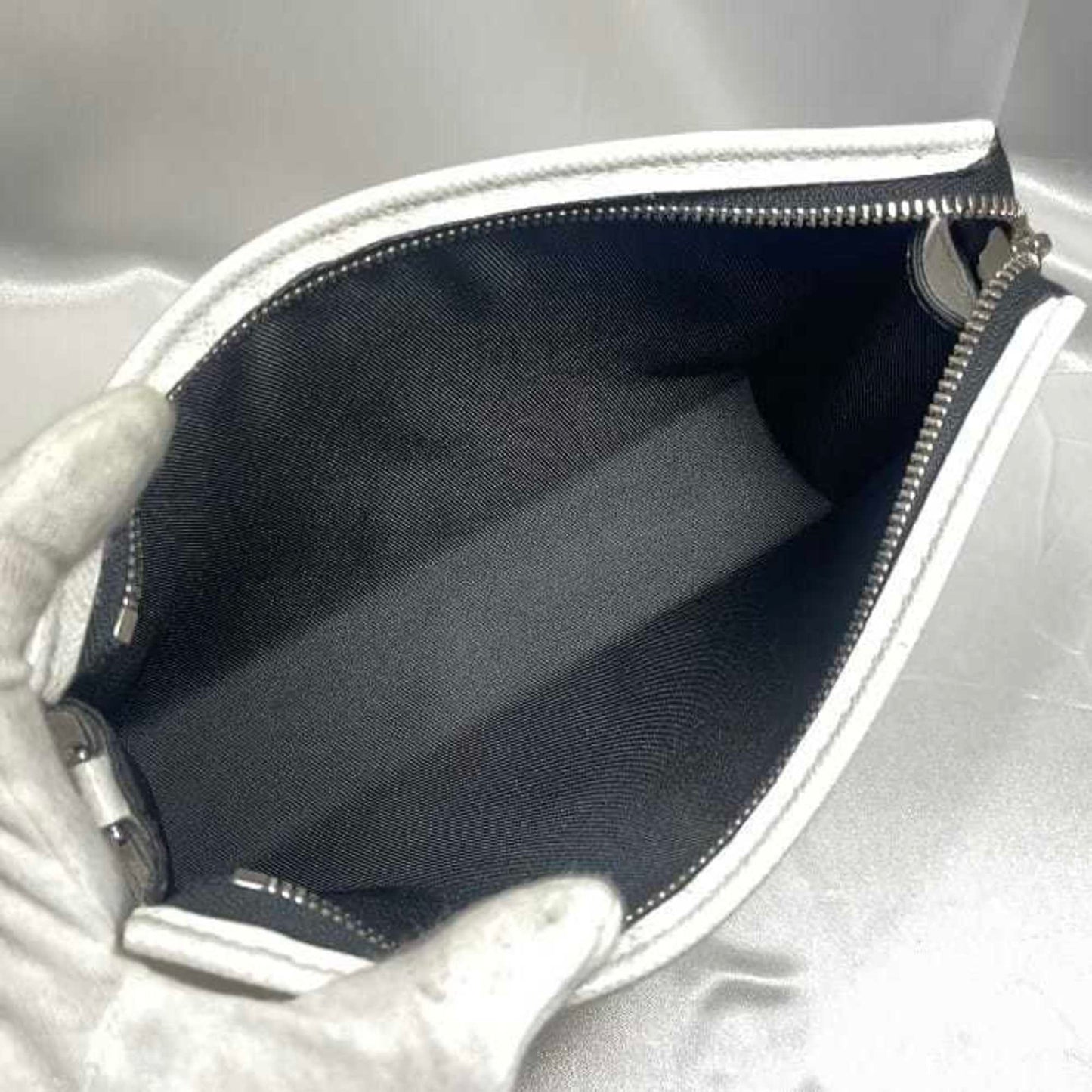 Louis Vuitton Taigarama Gray White Monogram Shoulder Bag