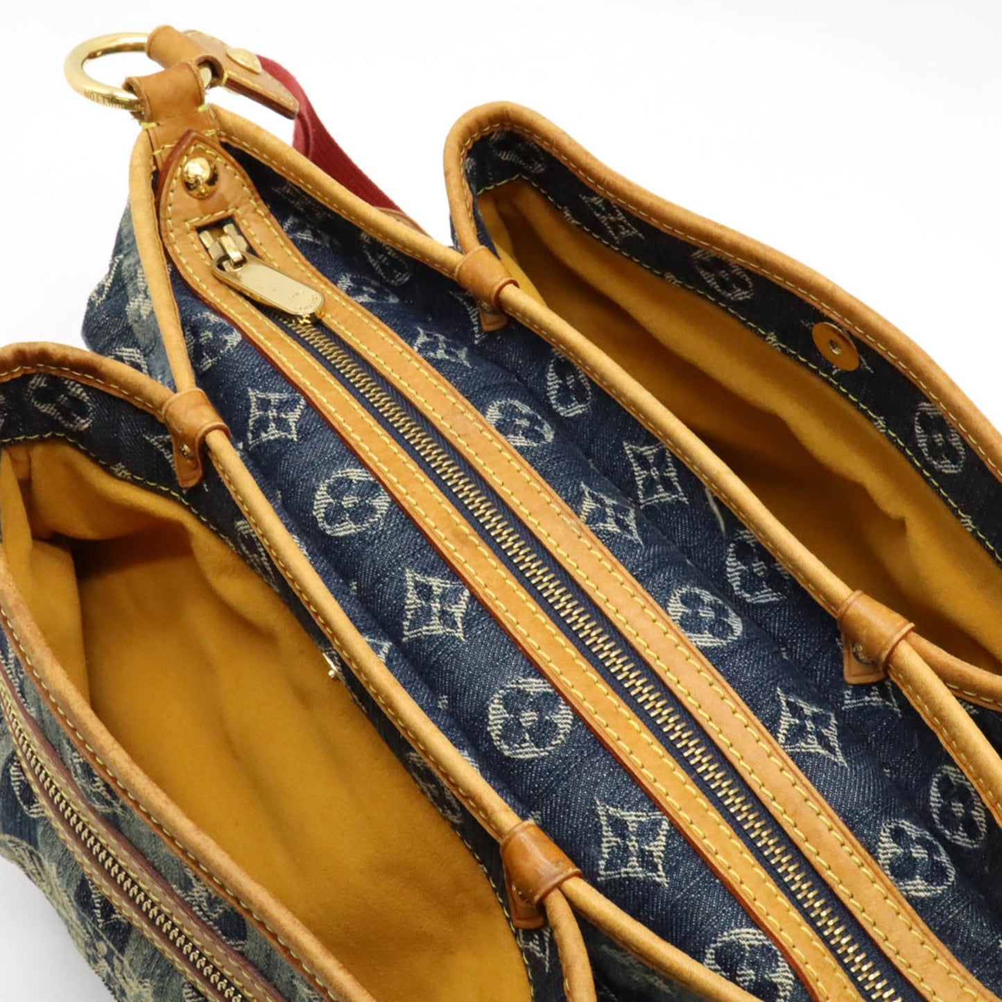 Louis Vuitton Black Blue Monogram Monogram Denim Shoulder Bag