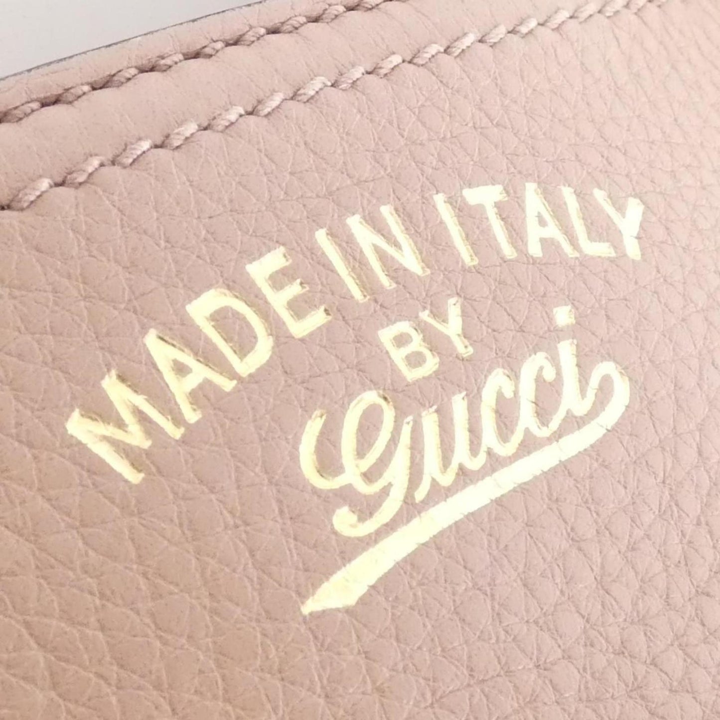 Gucci Gold Leather Handbag