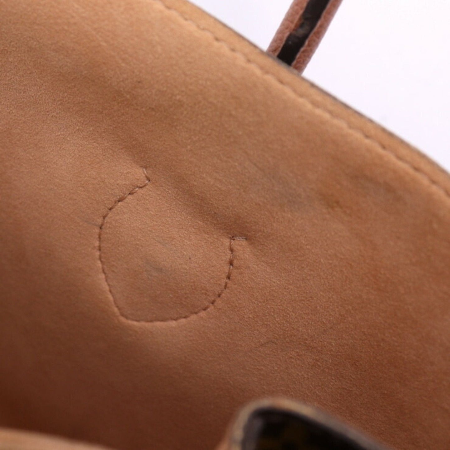 Louis Vuitton Brown Monogram Leather Handbag Shoulder Bag Tote Bag