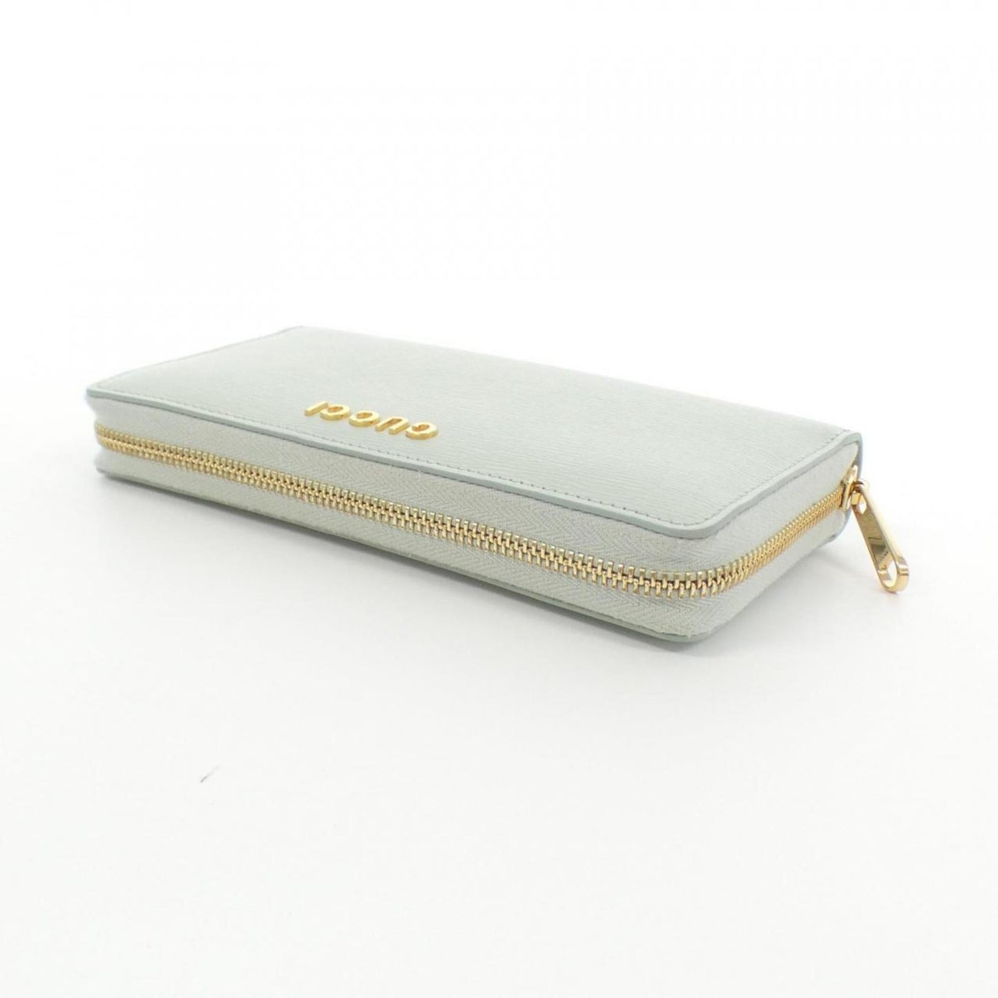 Gucci Pale Green Leather Long Wallet (Bi-Fold)