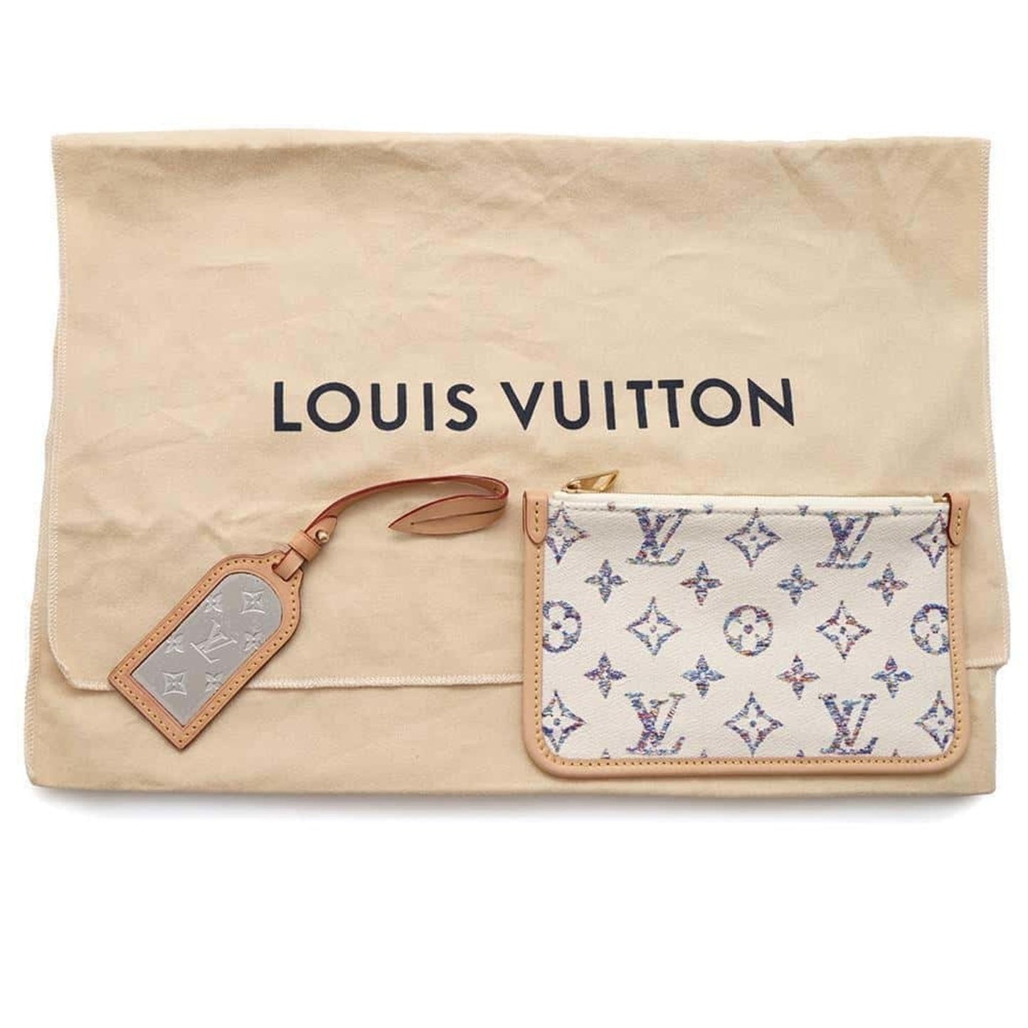 Louis Vuitton Multi-Color Off-White Monogram Jacquard Pouch Shoulder Bag