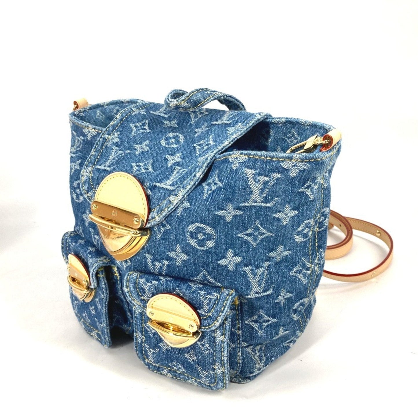 Louis Vuitton Blue Monogram Denim Backpack