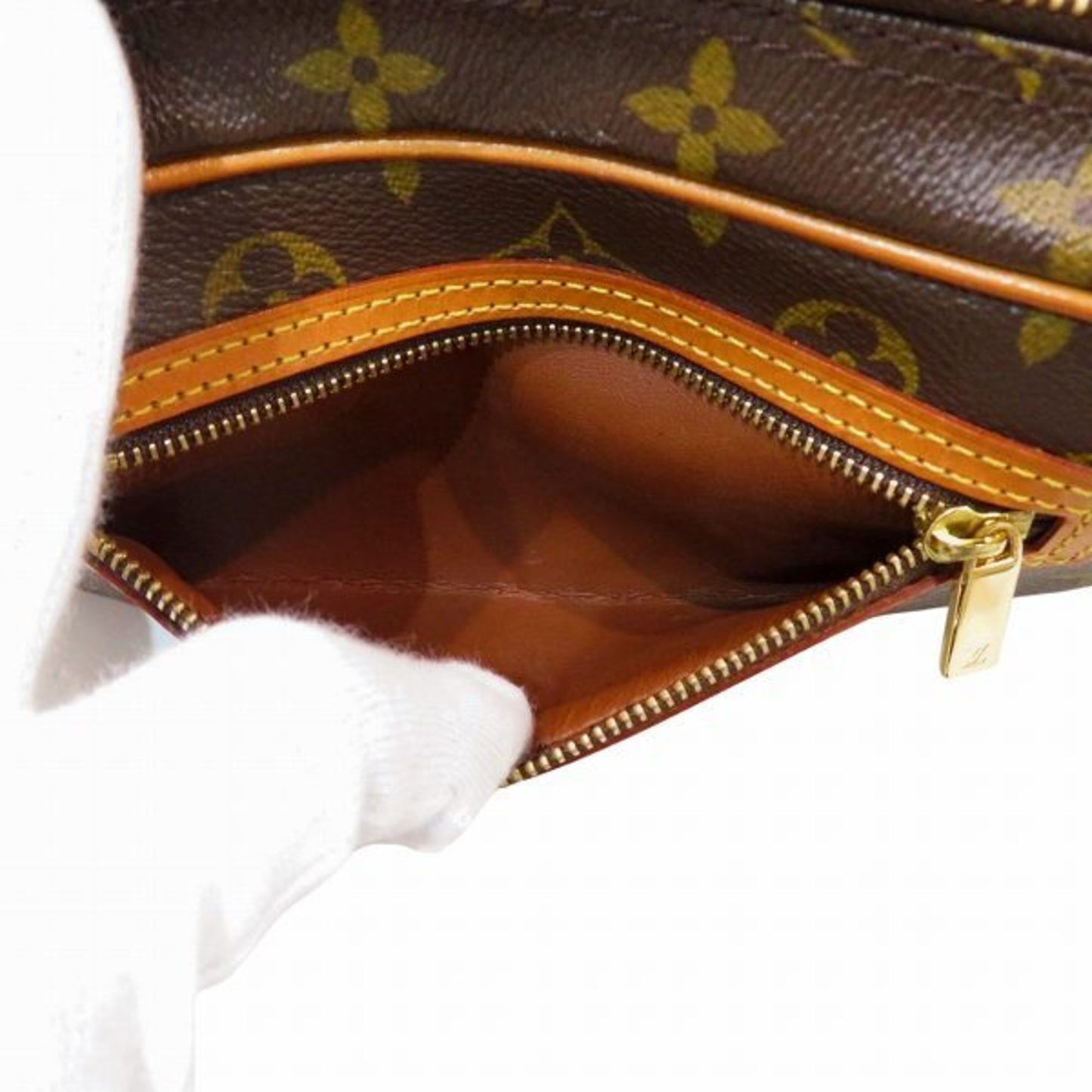 Louis Vuitton Brown Handbag Pochette Shoulder Bag