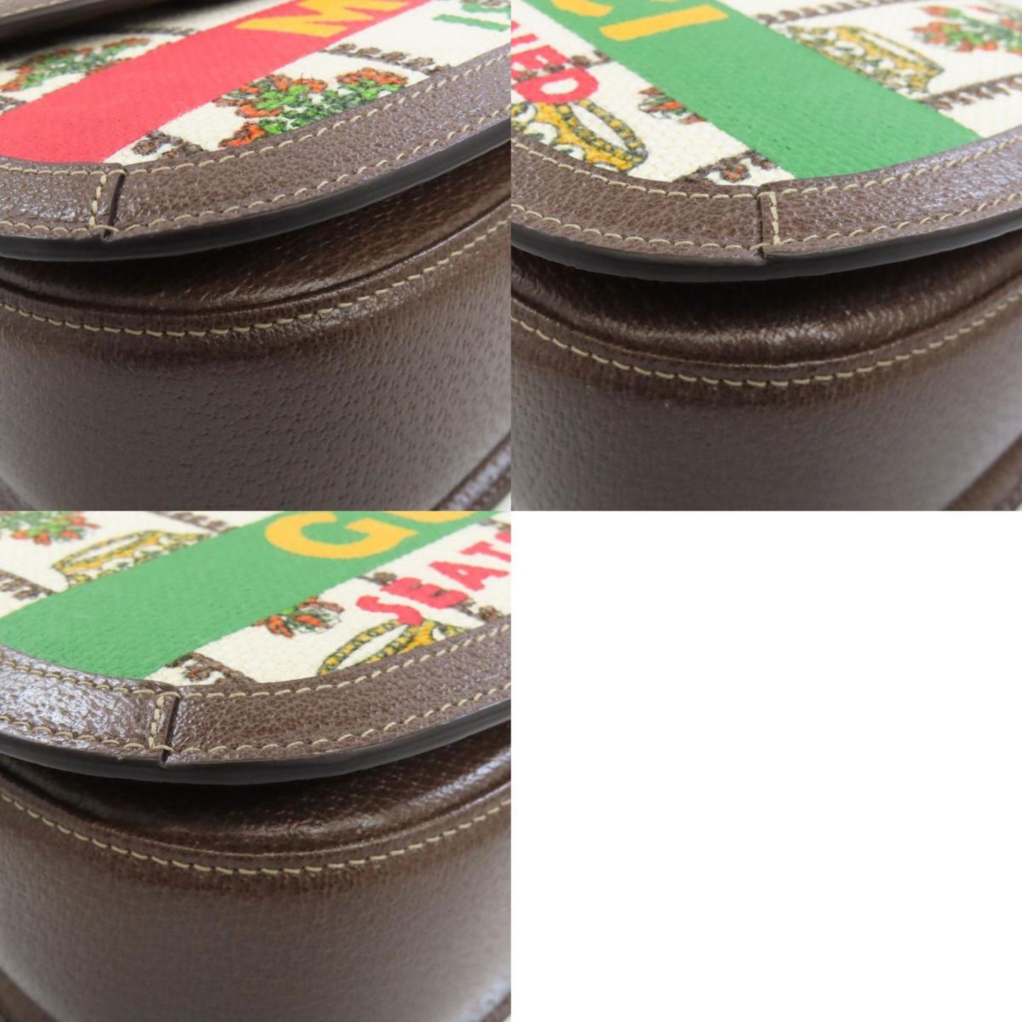 Gucci Brown Canvas Handbag