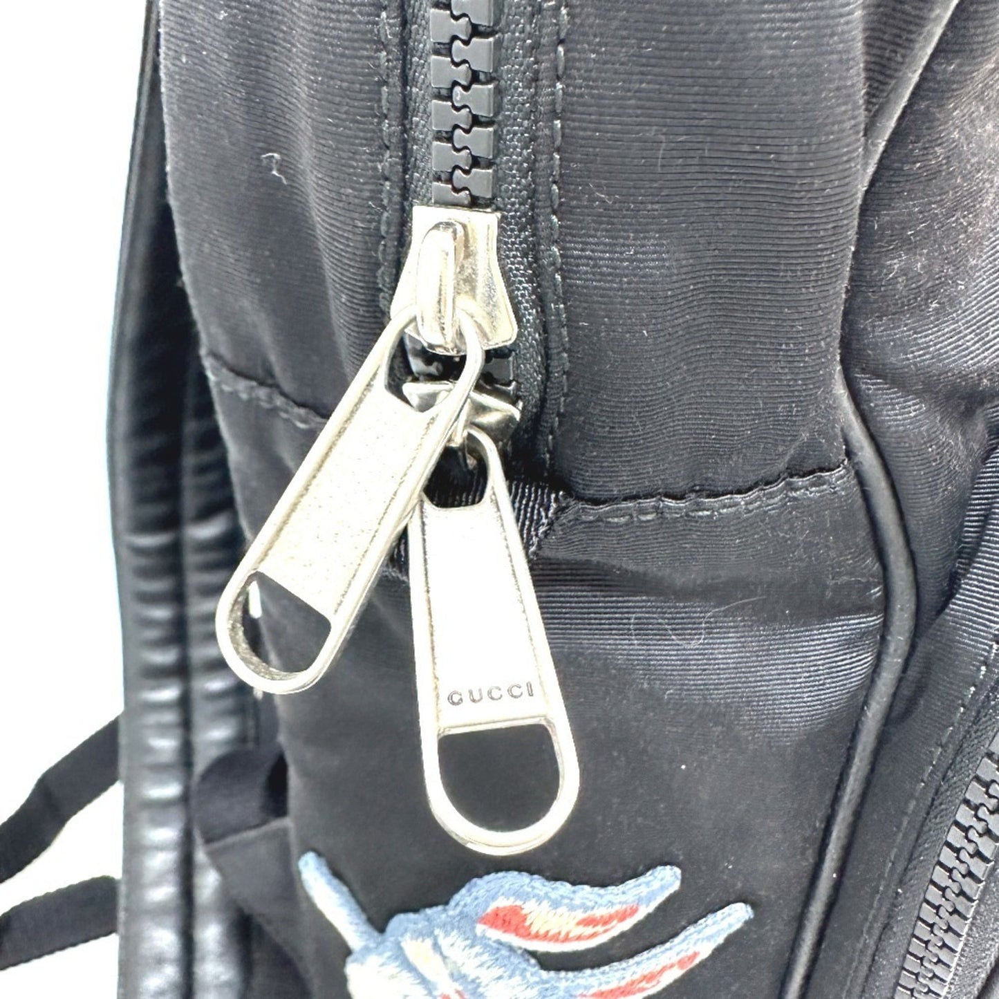 Gucci Black Canvas Backpack