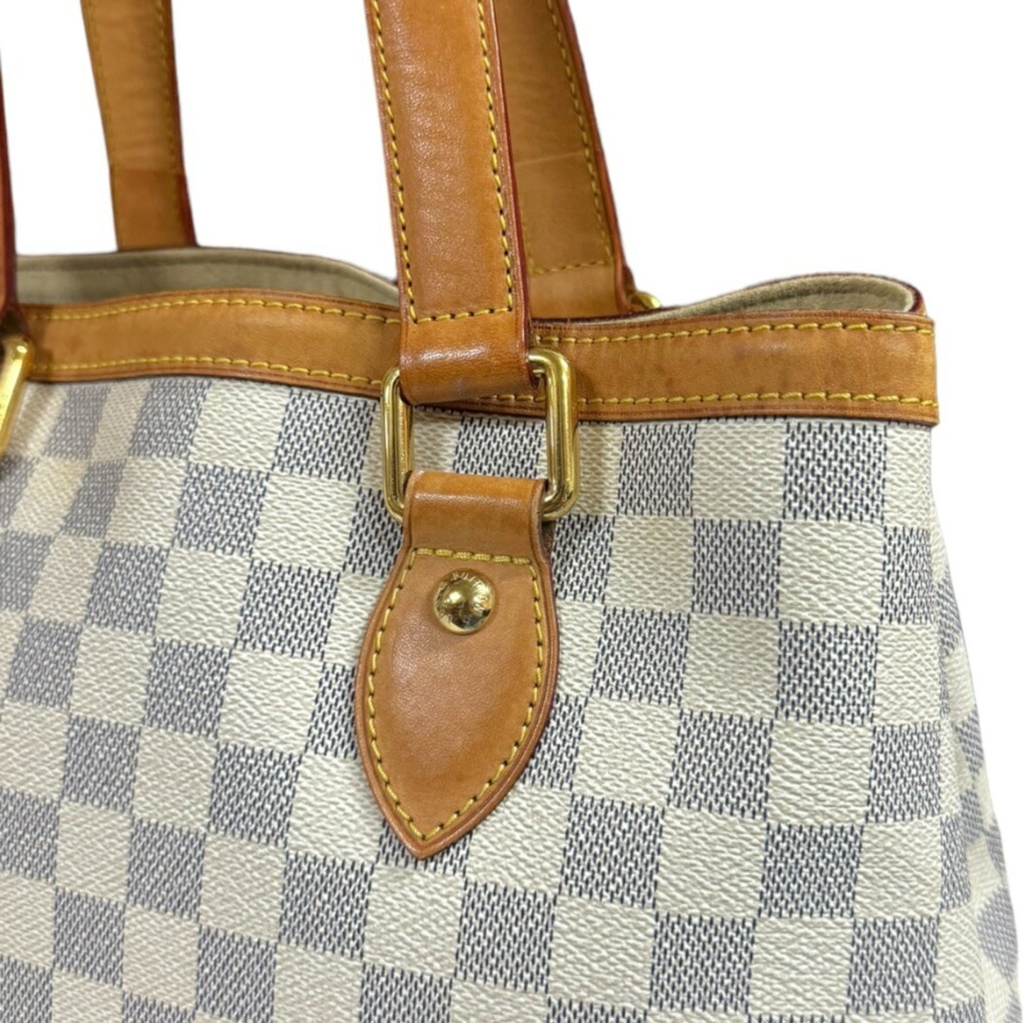 Louis Vuitton White Damier Azur Shoulder Bag