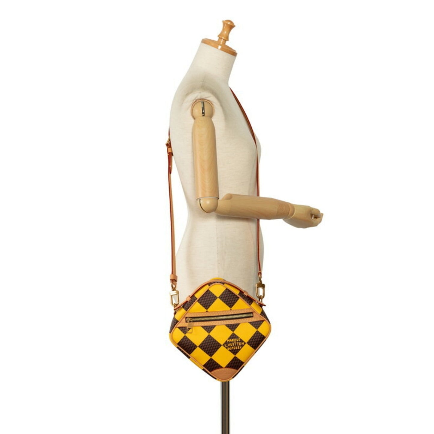 Louis Vuitton Yellow Pvc Leather Shoulder Bag