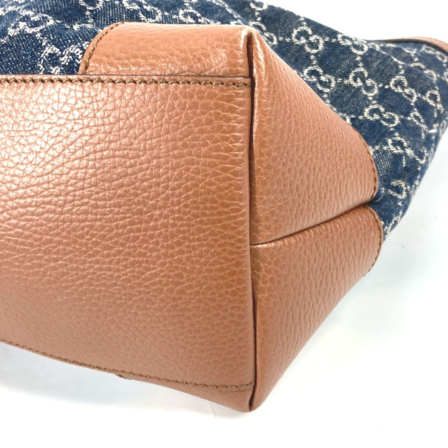 Gucci Blue Denim Tote Bag