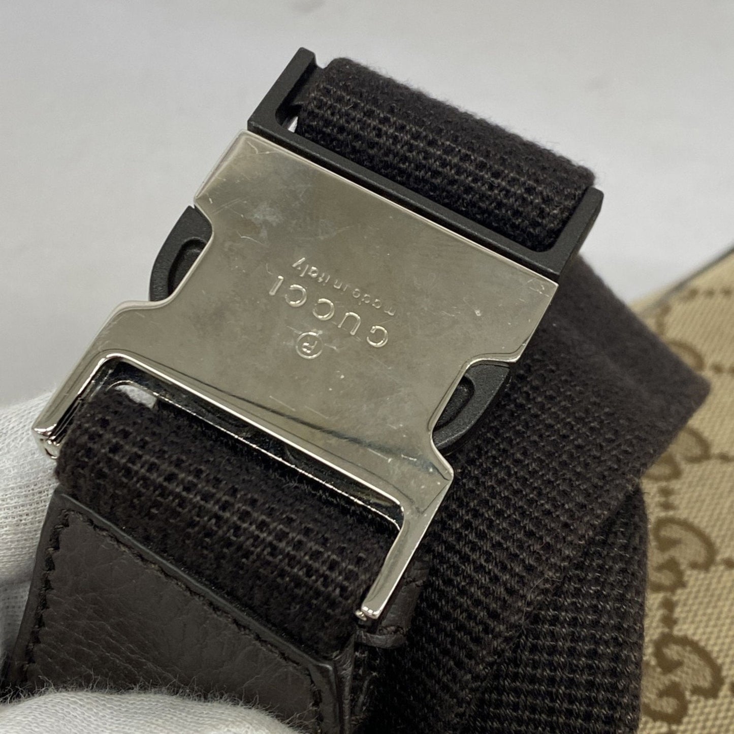 Gucci Brown Canvas Fanny Pack