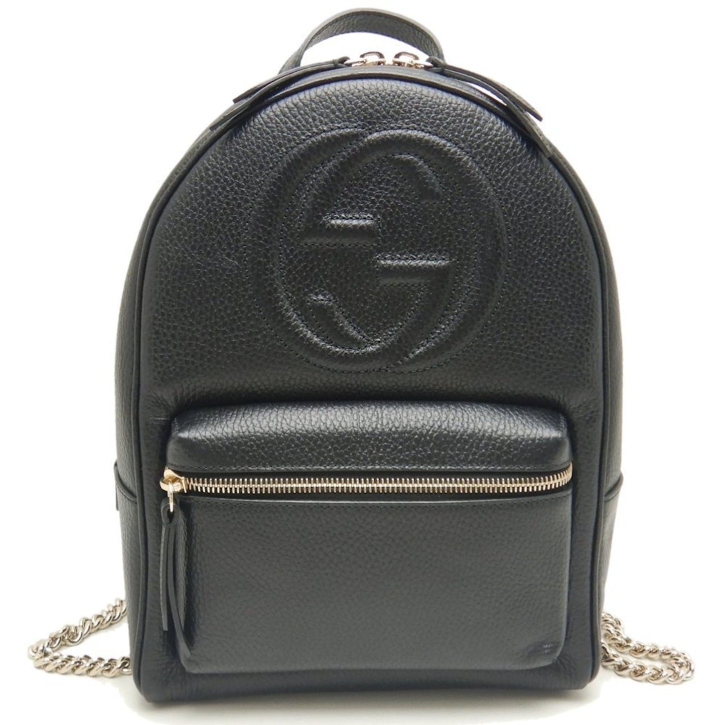 Gucci Soho Black Leather Backpack ()