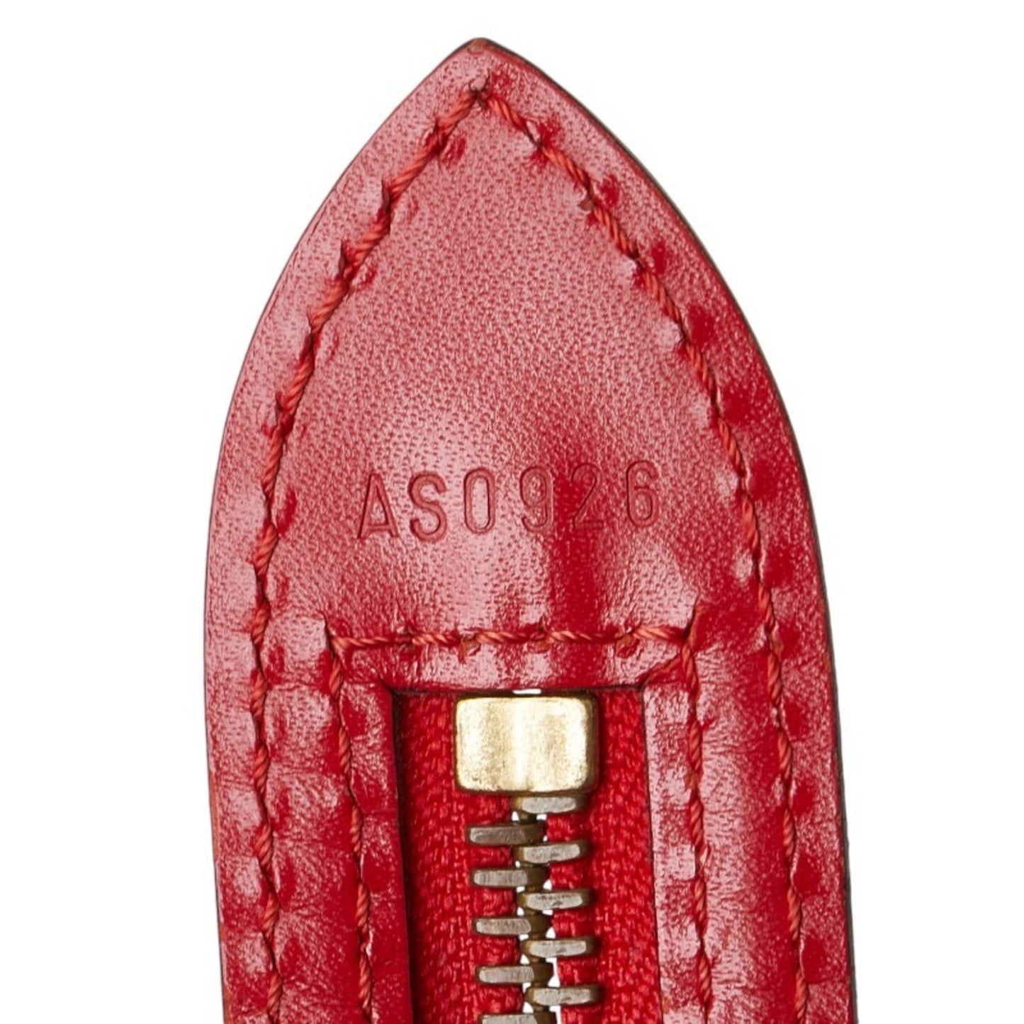 Louis Vuitton Castilian Red Leather Shoulder Bag Tote Bag