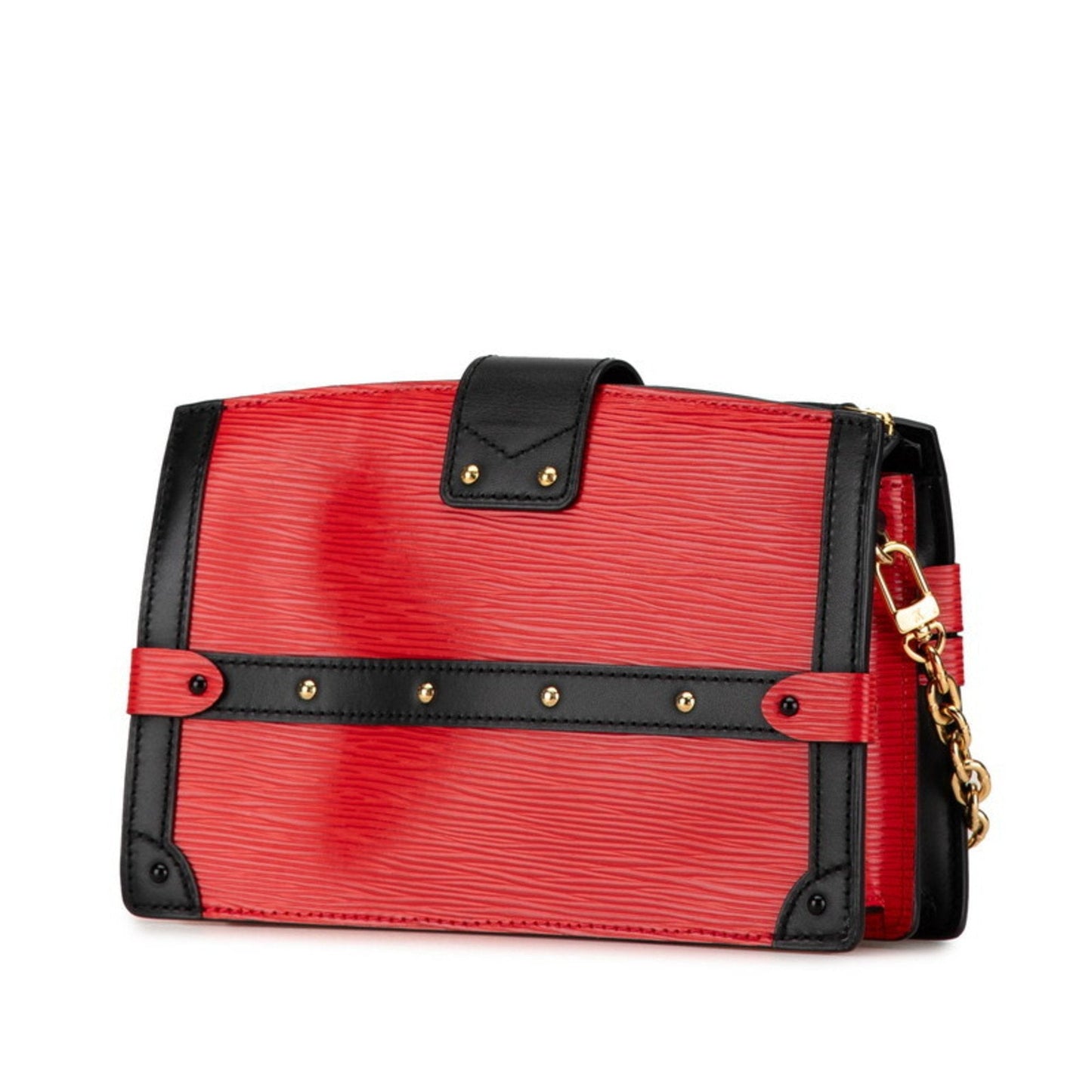 Louis Vuitton Epi Black Rouge Leather Clutch Bag Shoulder Bag