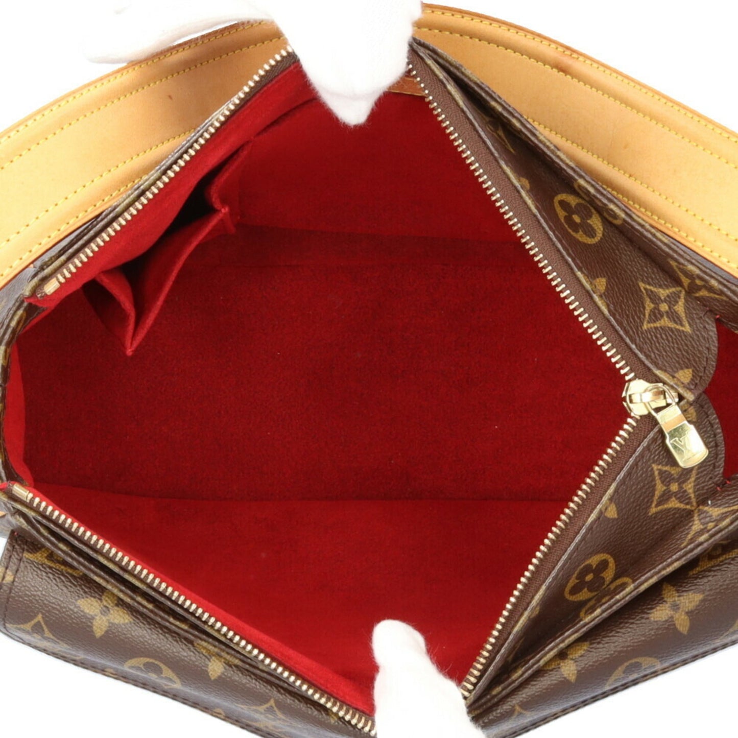 Louis Vuitton Brown Monogram Canvas Shoulder Bag