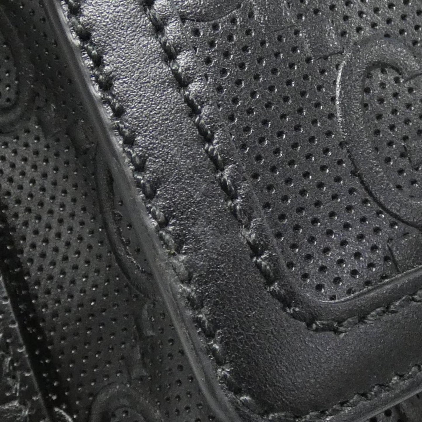 Gucci Black Embossed Backpack