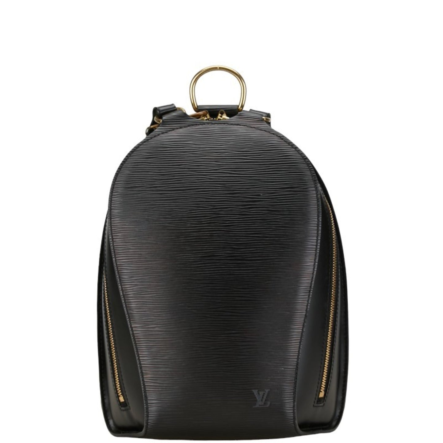 Louis Vuitton Black Noir Leather Backpack ()