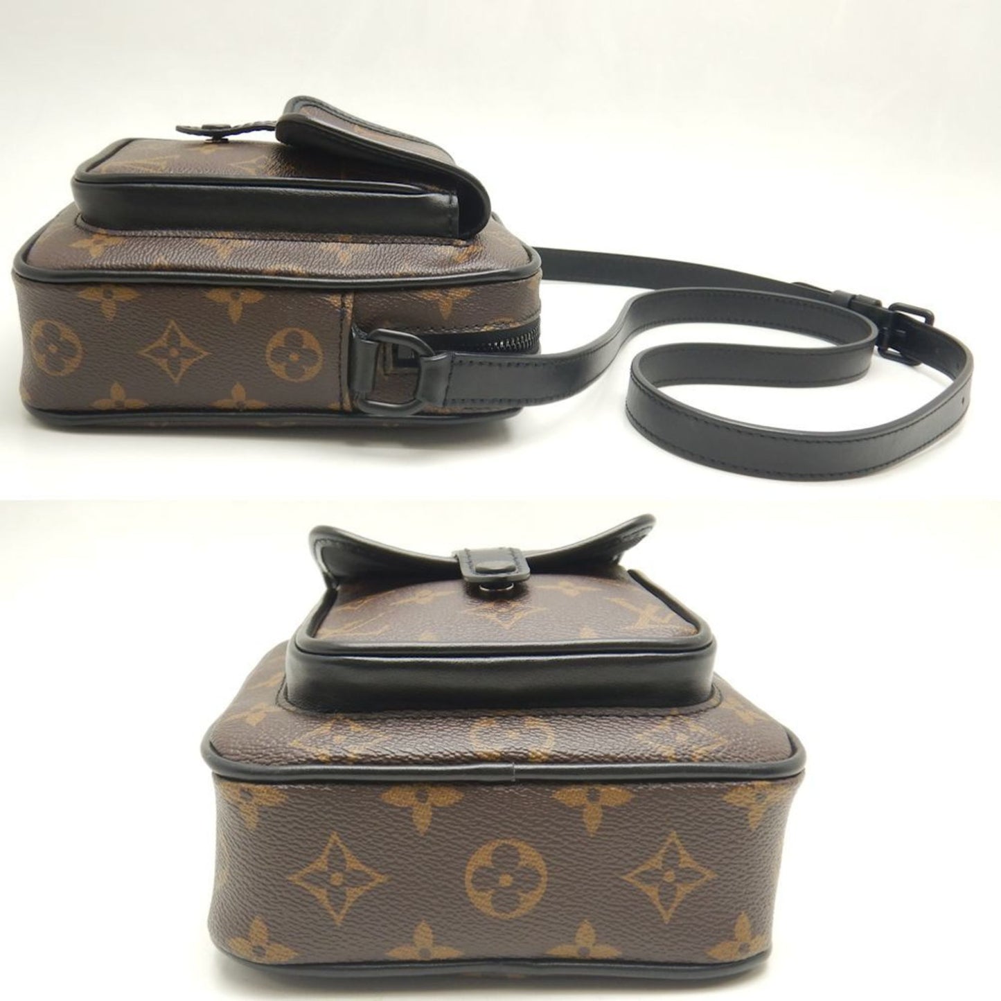 Louis Vuitton Brown Pvc Shoulder Bag