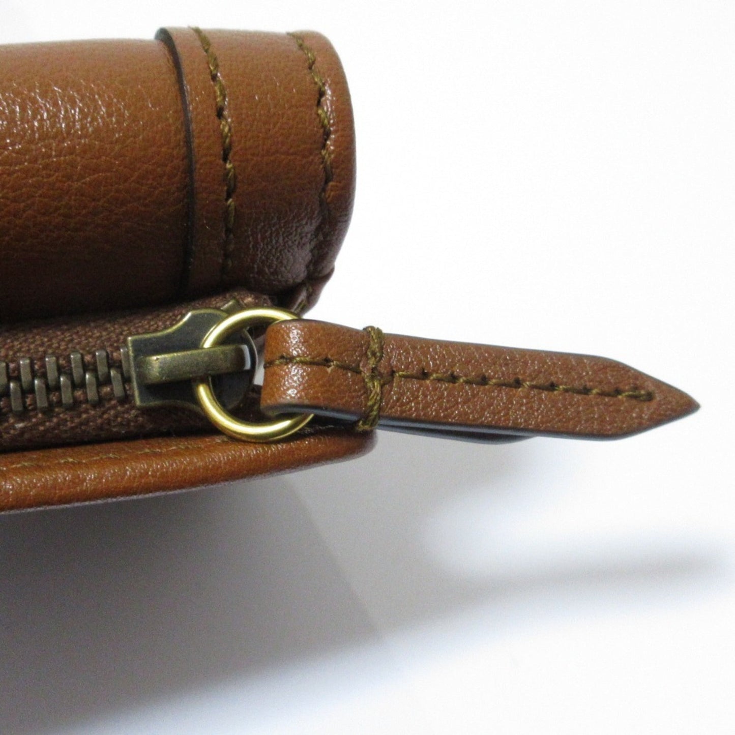 Gucci Brown Bamboo Wallet (Tri-Fold)