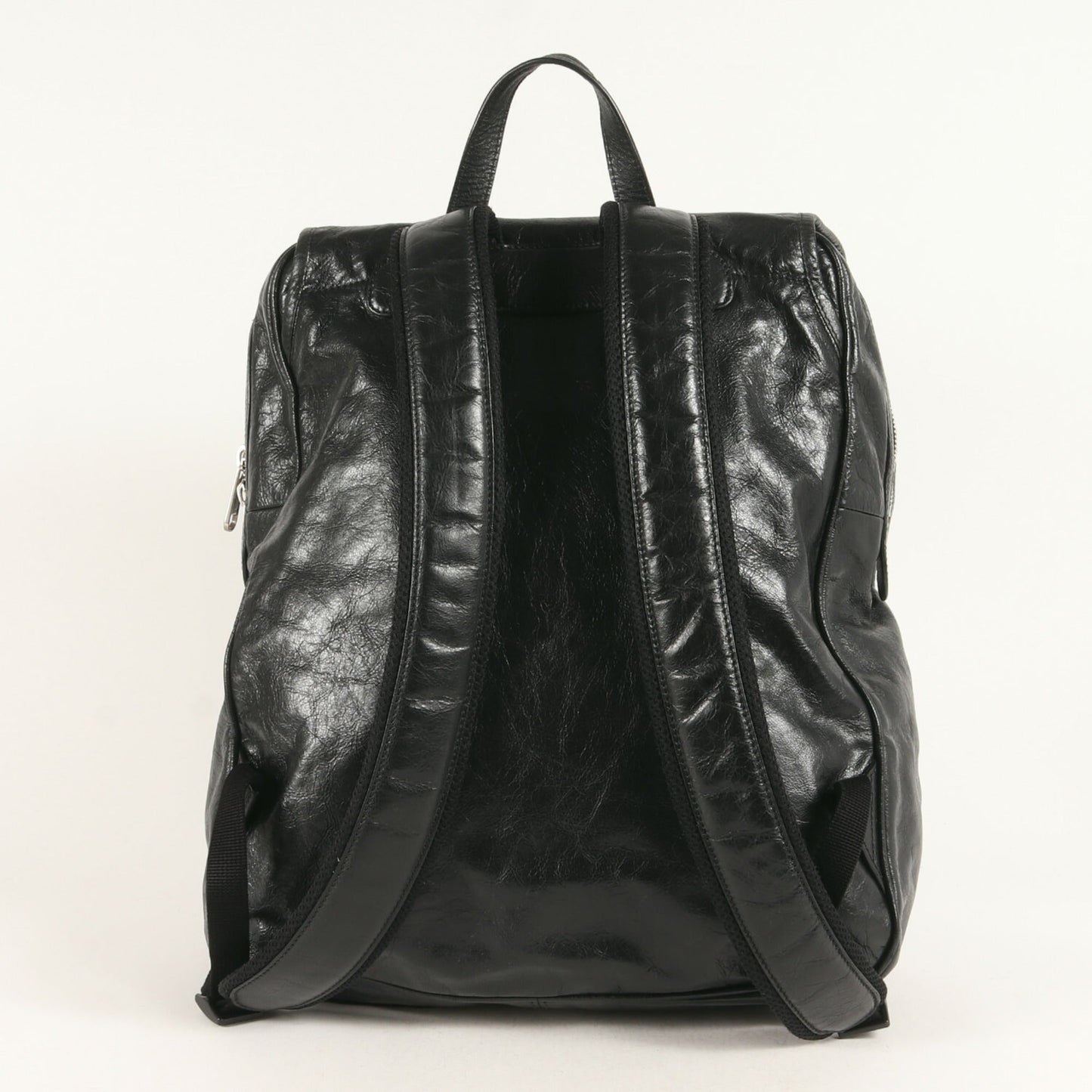 Gucci Black Leather Backpack
