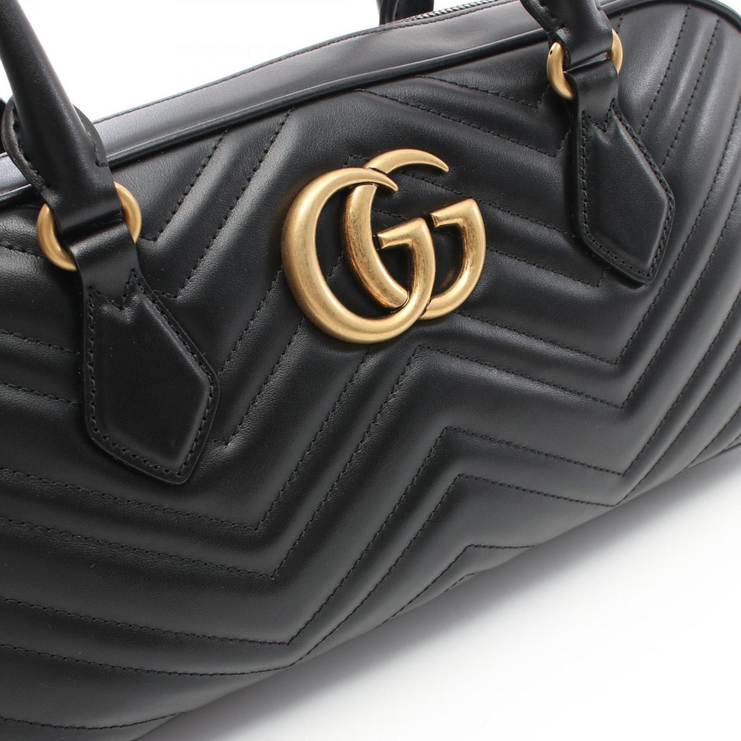 Gucci Black Leather Tote Bag